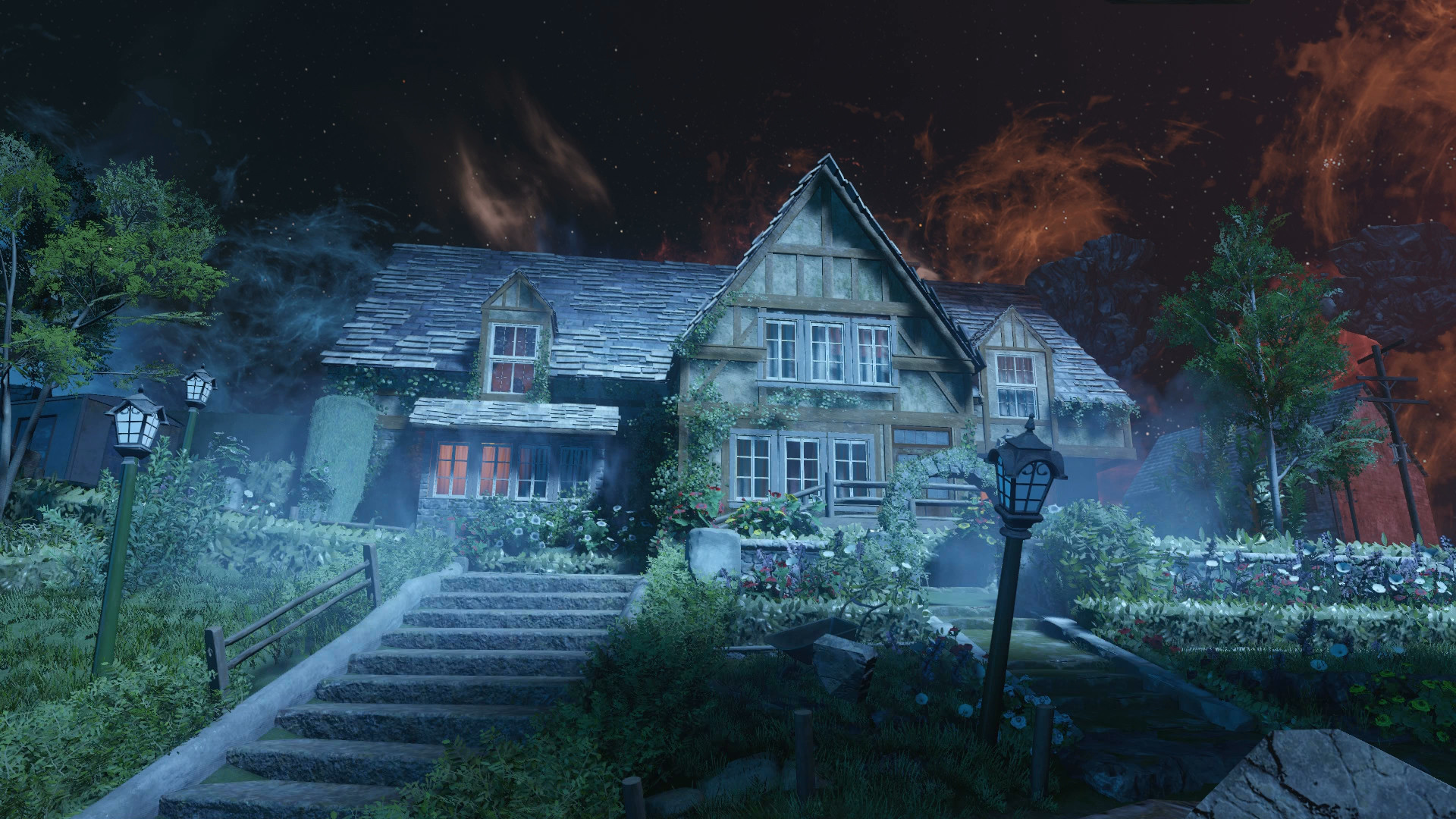 Call of Duty: Black Ops III, Casa, Notte, Mappa, Full HD, sfondo per PC e portatile