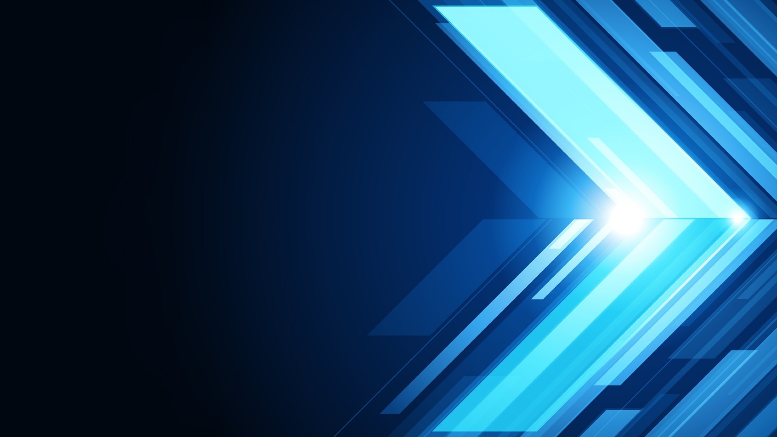 Frecce, Astratto, Sfondo blu, Geometrico, 2K, wallpaper per computer
