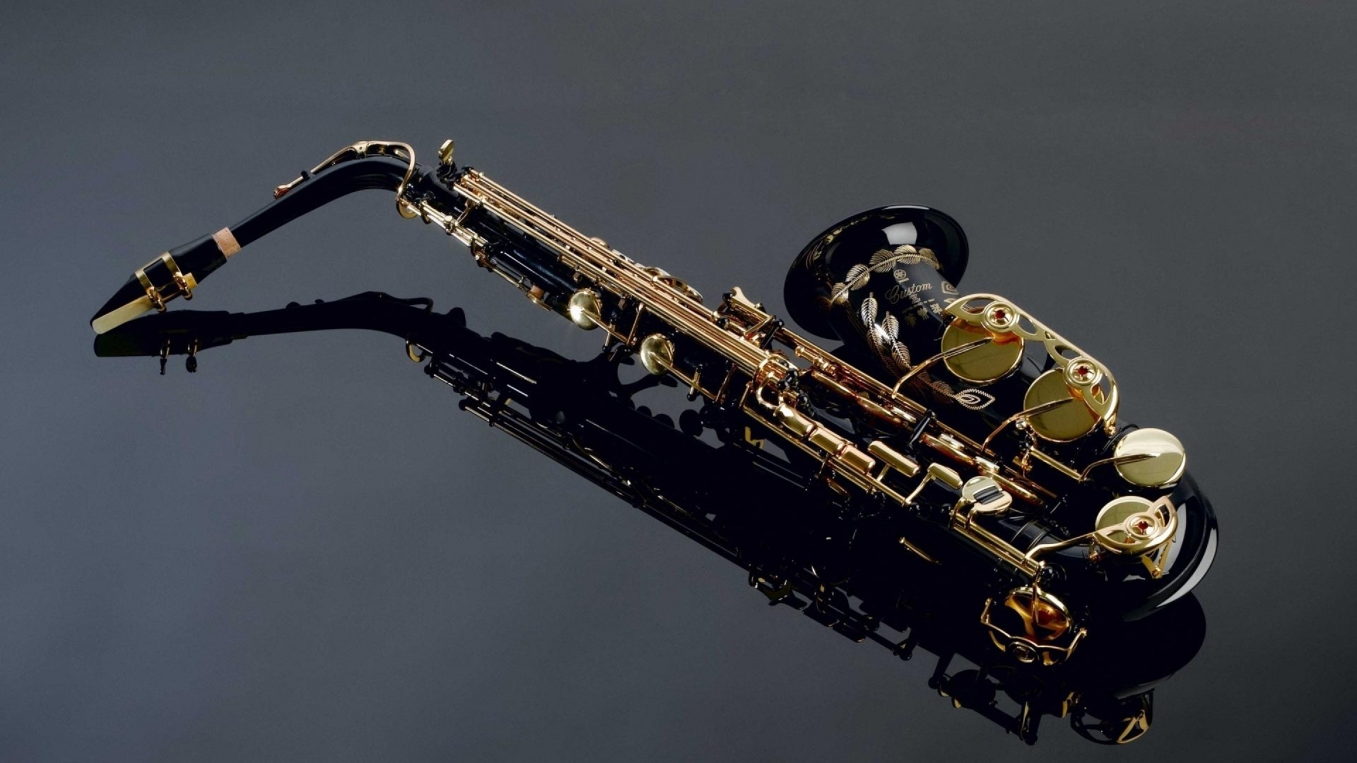 Sassofono, Ottone, Strumento musicale, Grigio, 1920x1080, immagine di sfondo