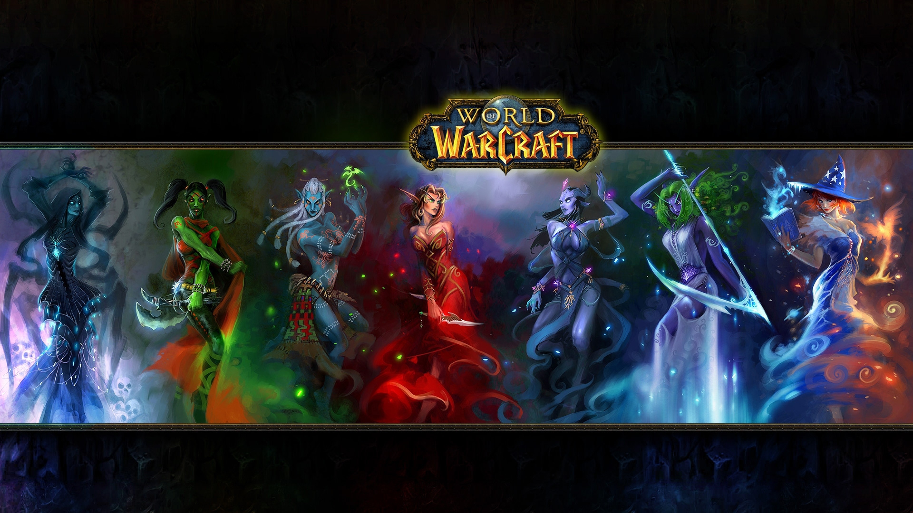 World of Warcraft, Elfe, Personaggi, 16:9 4K, sfondo widescreen
