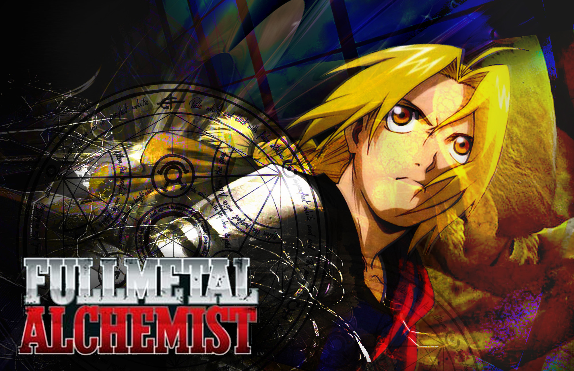 Edward Elric, Fullmetal Alchemist, Logo, Full HD, sfondo desktop