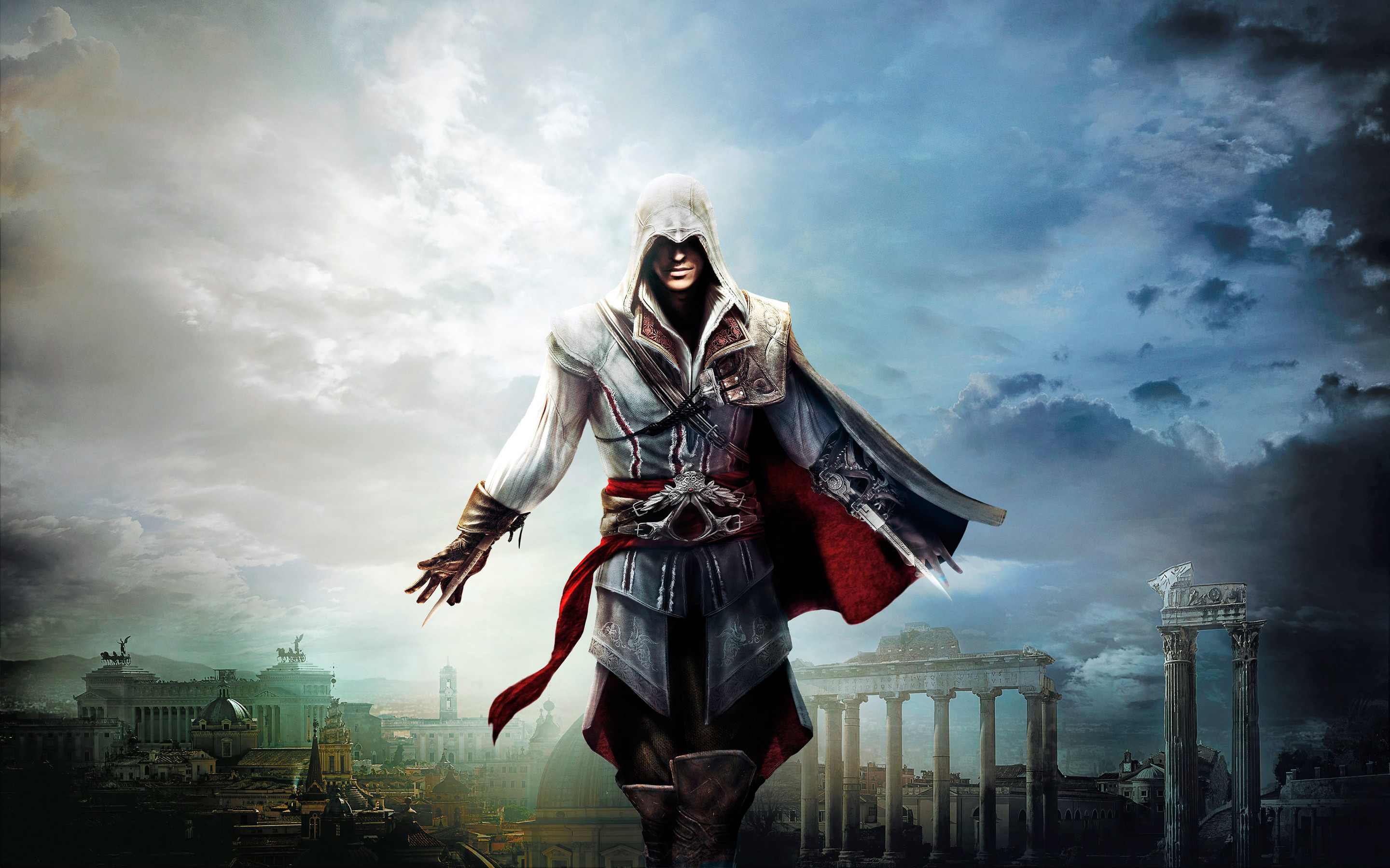 Ezio Auditore da Firenze, Assassin's Creed: Brotherhood, Roma, Foro Romano, sfondo MacBook Air