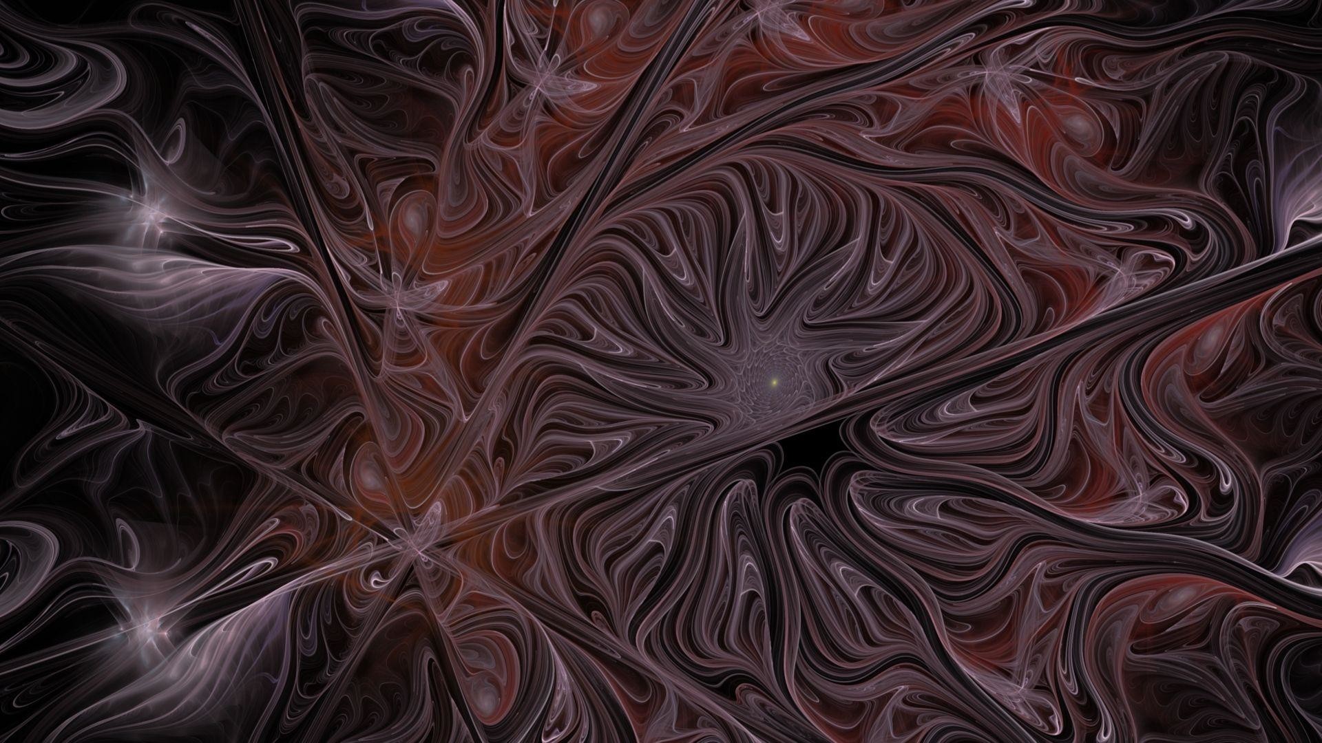 Frattale, Astratto, Marrone, Arte digitale, 1920x1080, immagine di sfondo