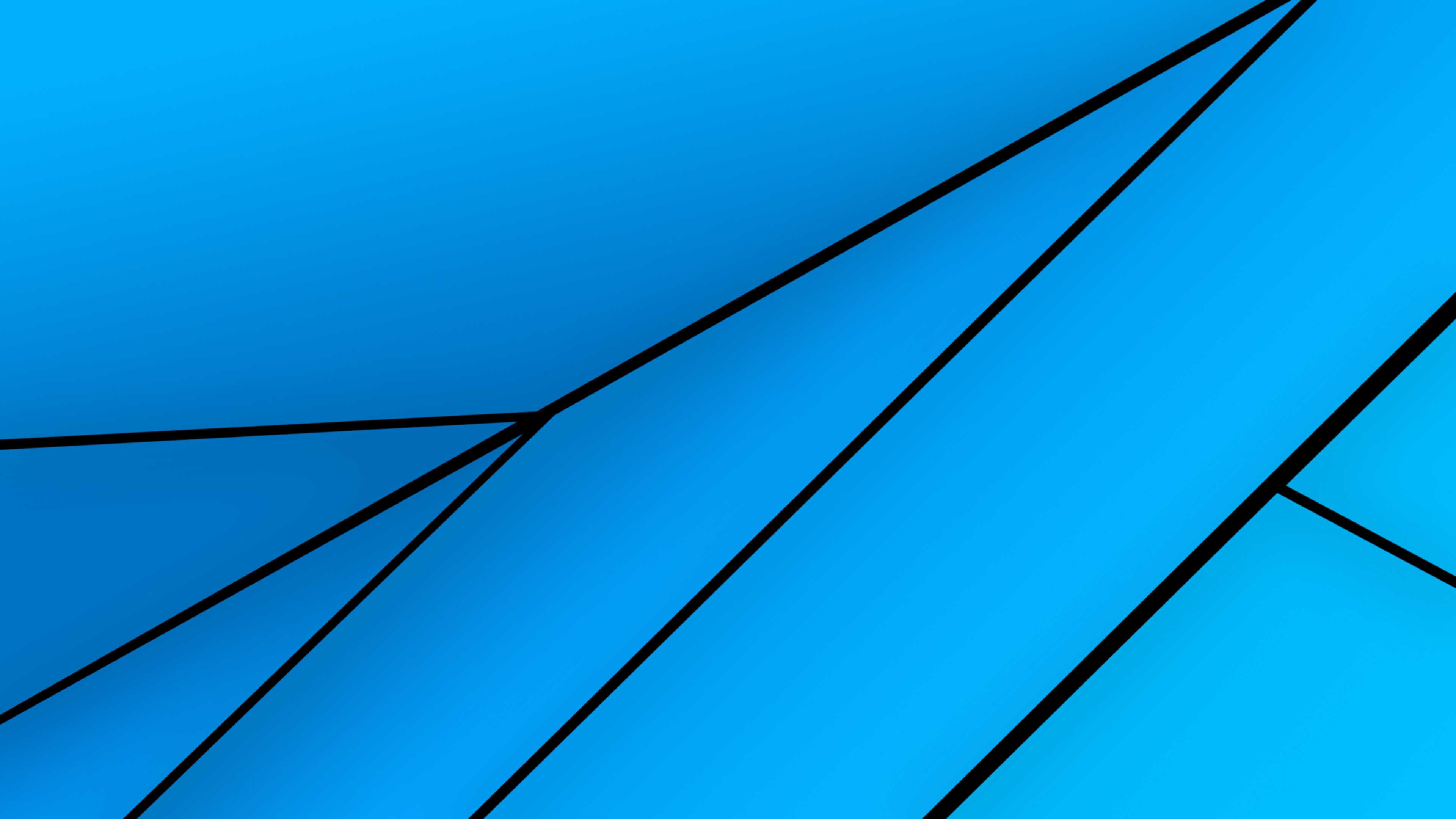 Windows 10, Linee, Astratto, Azzurro, 4K, wallpaper per portatile