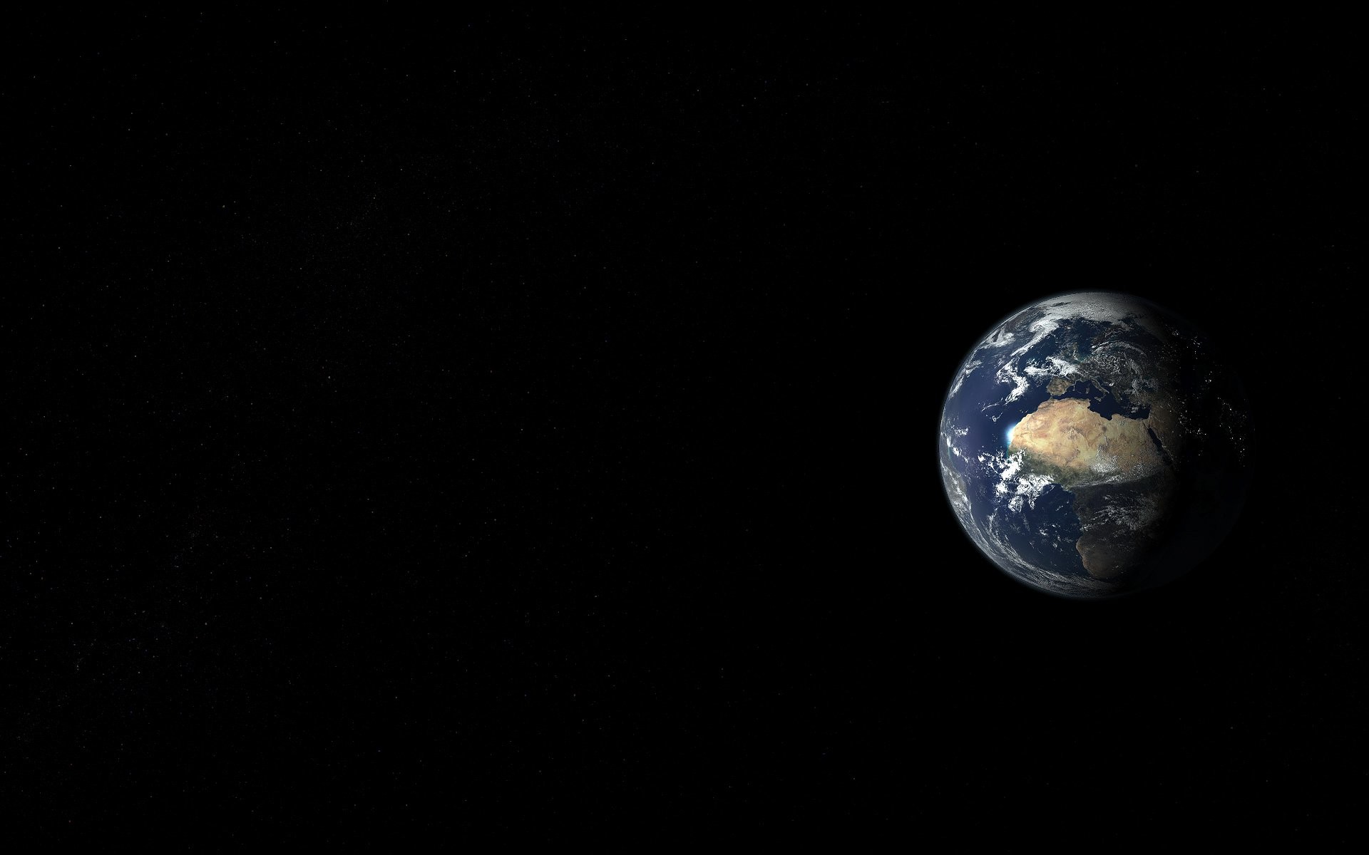 Terra, Pianeta, Sfondo nero, Minimalista, 16:10 Full HD, wallpaper widescreen