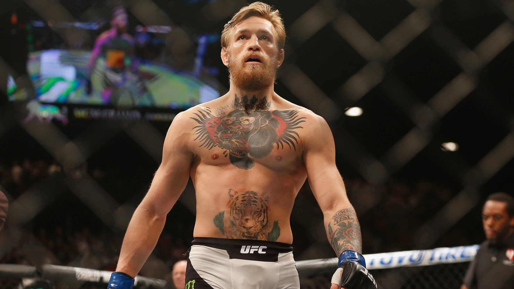 Conor McGregor, Ottagono, UFC, Tatuaggi, Full HD, sfondo per PC