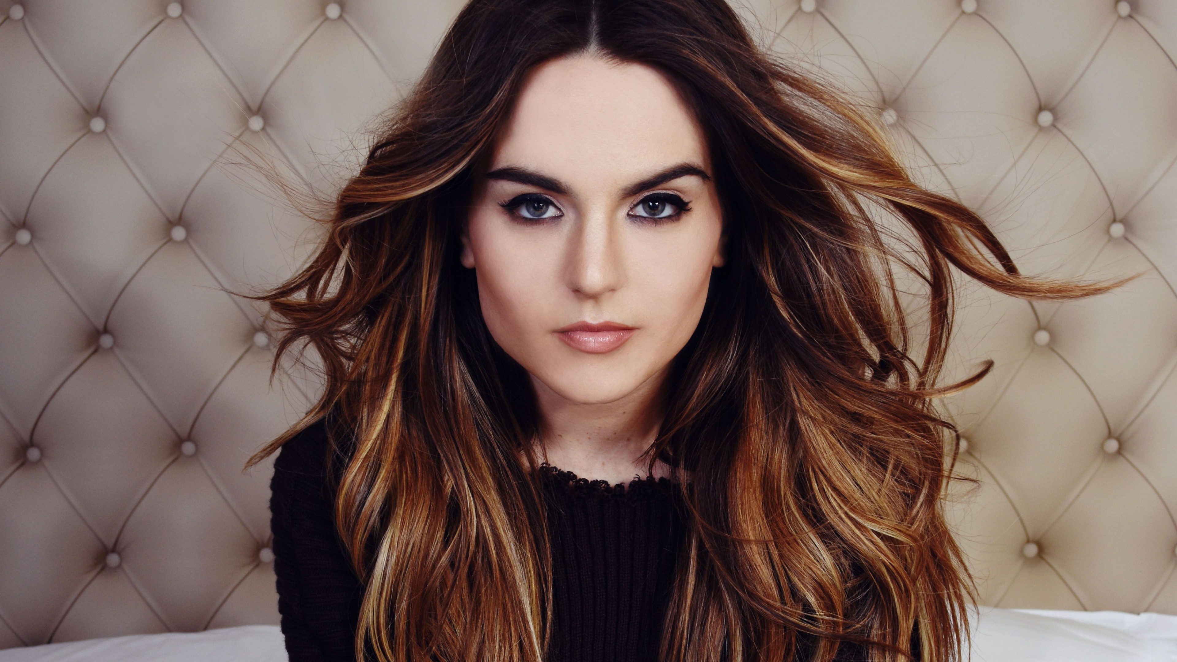 JoJo, Joanna Levesque, Ritratto, Capelli mossi, 4K, sfondo per portatile
