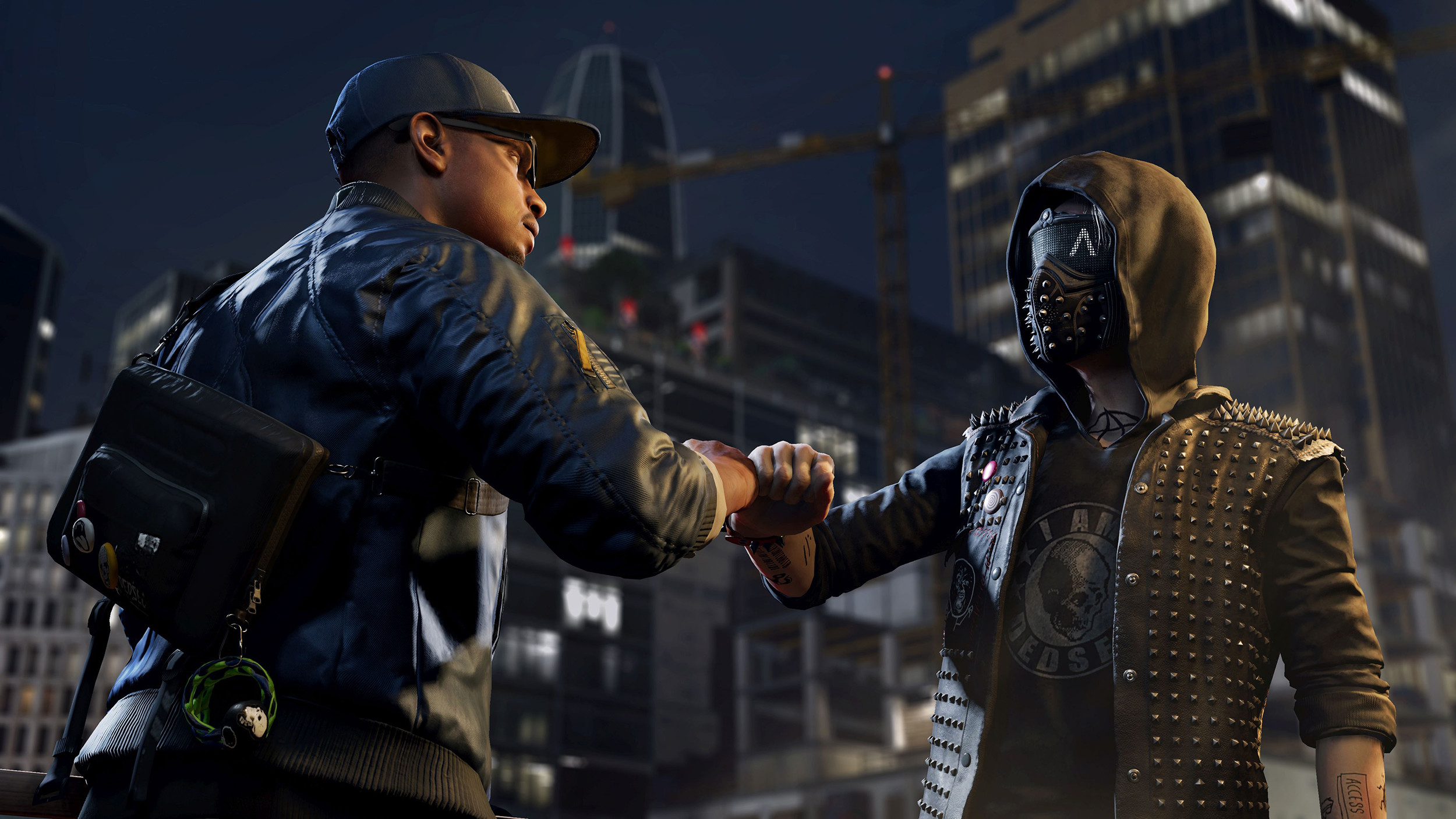 Marcus Holloway, Wrench, Watch Dogs 2, Notte, Full HD, sfondo per PC e portatile