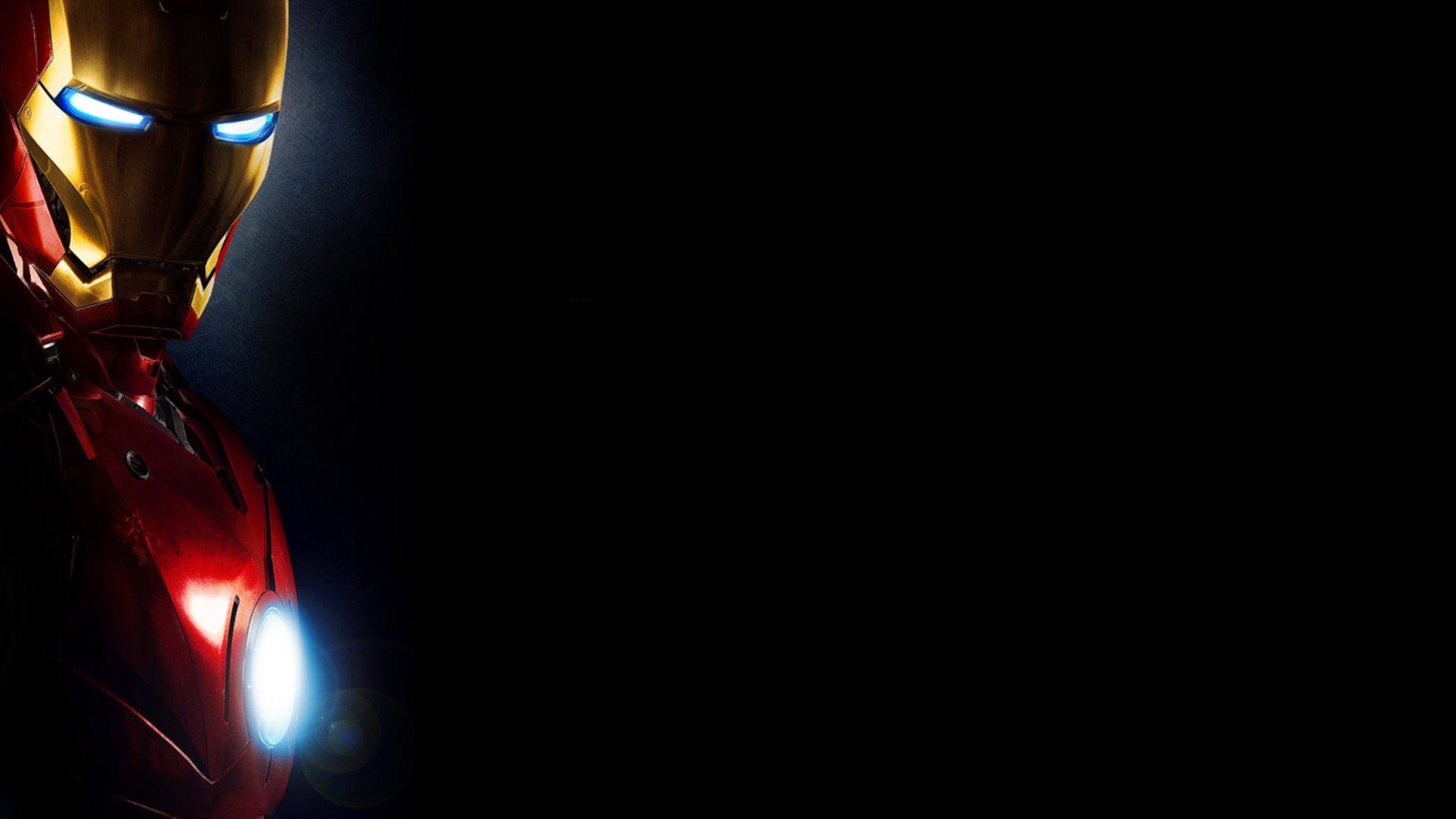 Iron Man, Reattore arc, Sfondo nero, 1920x1080, wallpaper desktop