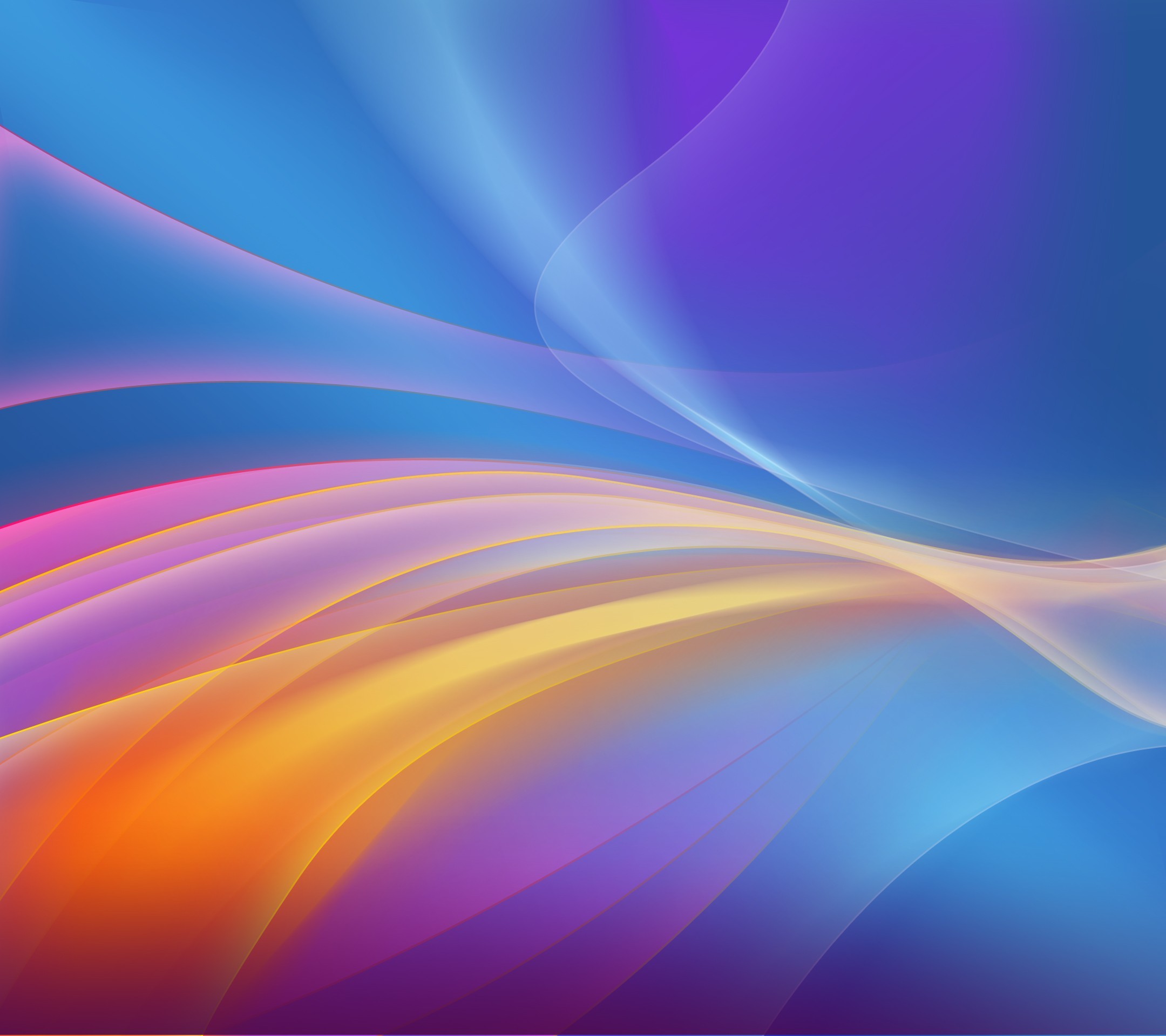 Onde colorate, Arte astratta, Blu, Full HD, schermata di blocco iPad
