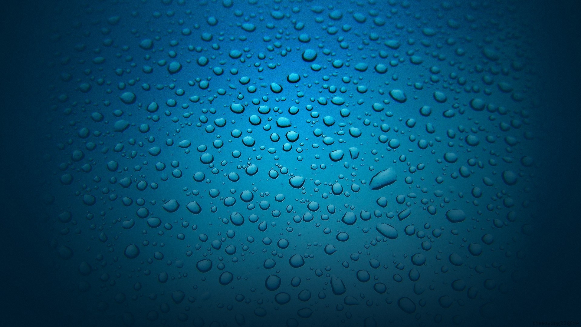 Gocce d'acqua, Blu, Texture, Full HD, sfondo per PC