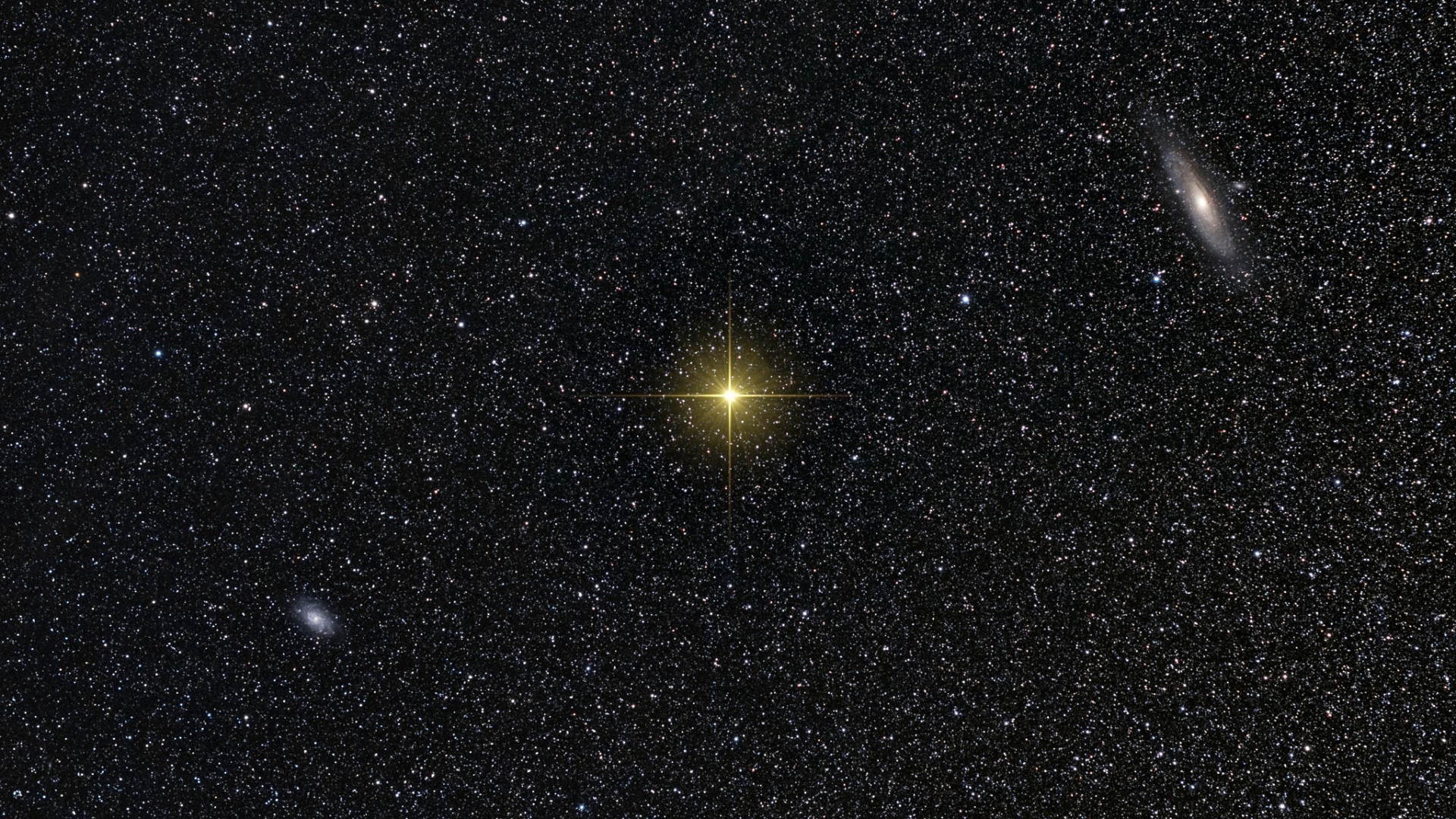 Galassia di Andromeda, Campo stellare, Stelle, 1920x1080, sfondo per PC