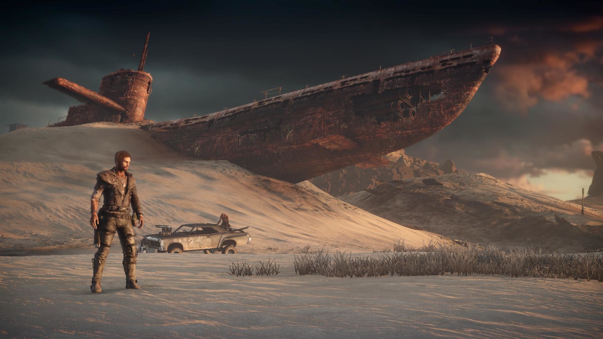 Mad Max, Videogioco, Nave arenata, Deserto, Max Rockatansky, Full HD, wallpaper desktop