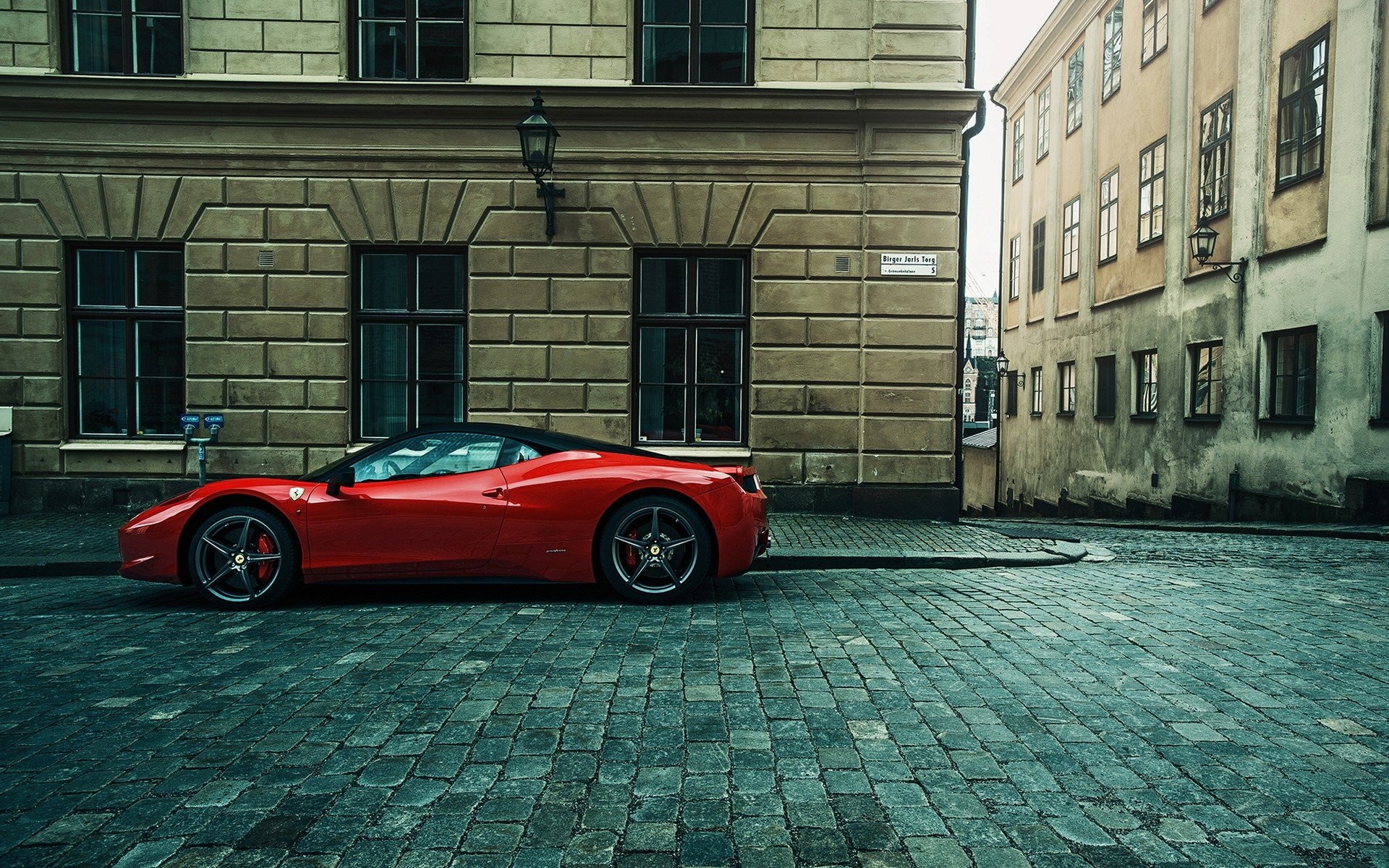 Ferrari 458 Italia, Ferrari, Supercar, Strada lastricata, 1920x1200, sfondo per PC