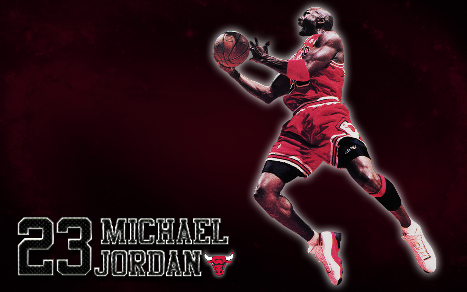 Michael Jordan, Chicago Bulls, Numero 23, Sfondo scuro, 1920x1200, wallpaper desktop