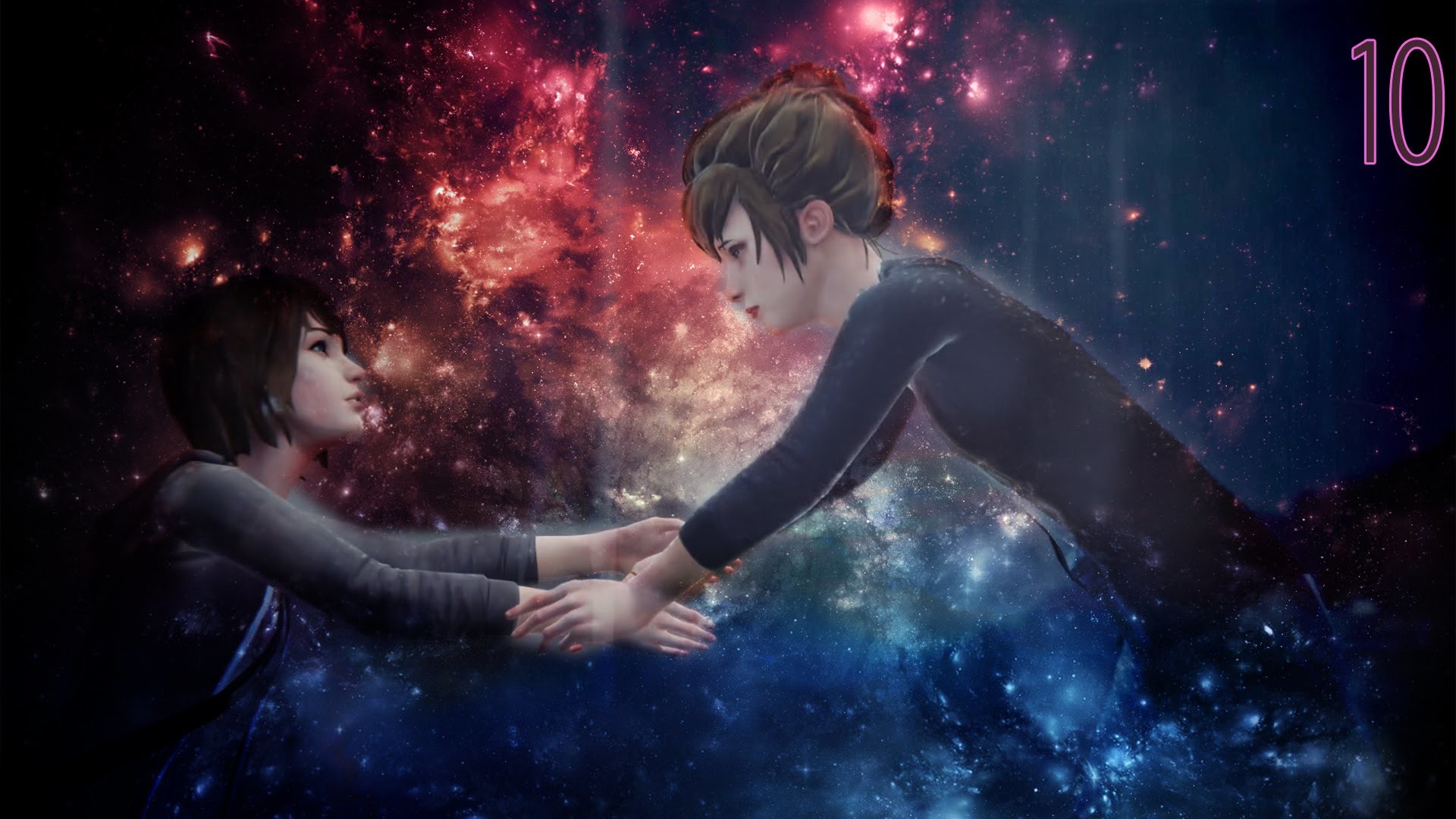 Max Caulfield, Chloe Price, Life is Strange, Spazio, Galassia, Full HD, sfondo per PC