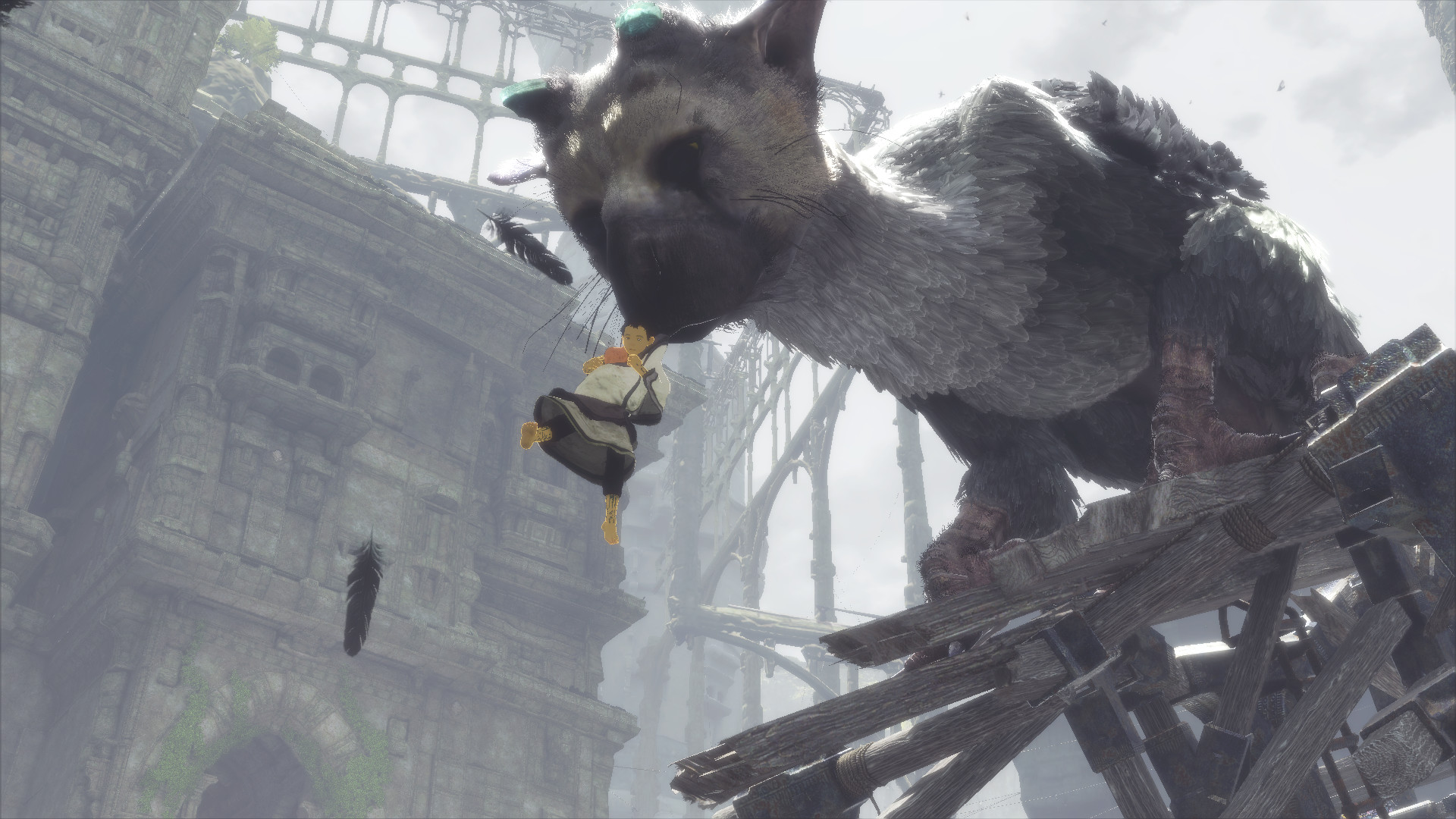 Trico, The Last Guardian, Ragazzo, Impalcatura, 1920x1080, immagine di sfondo