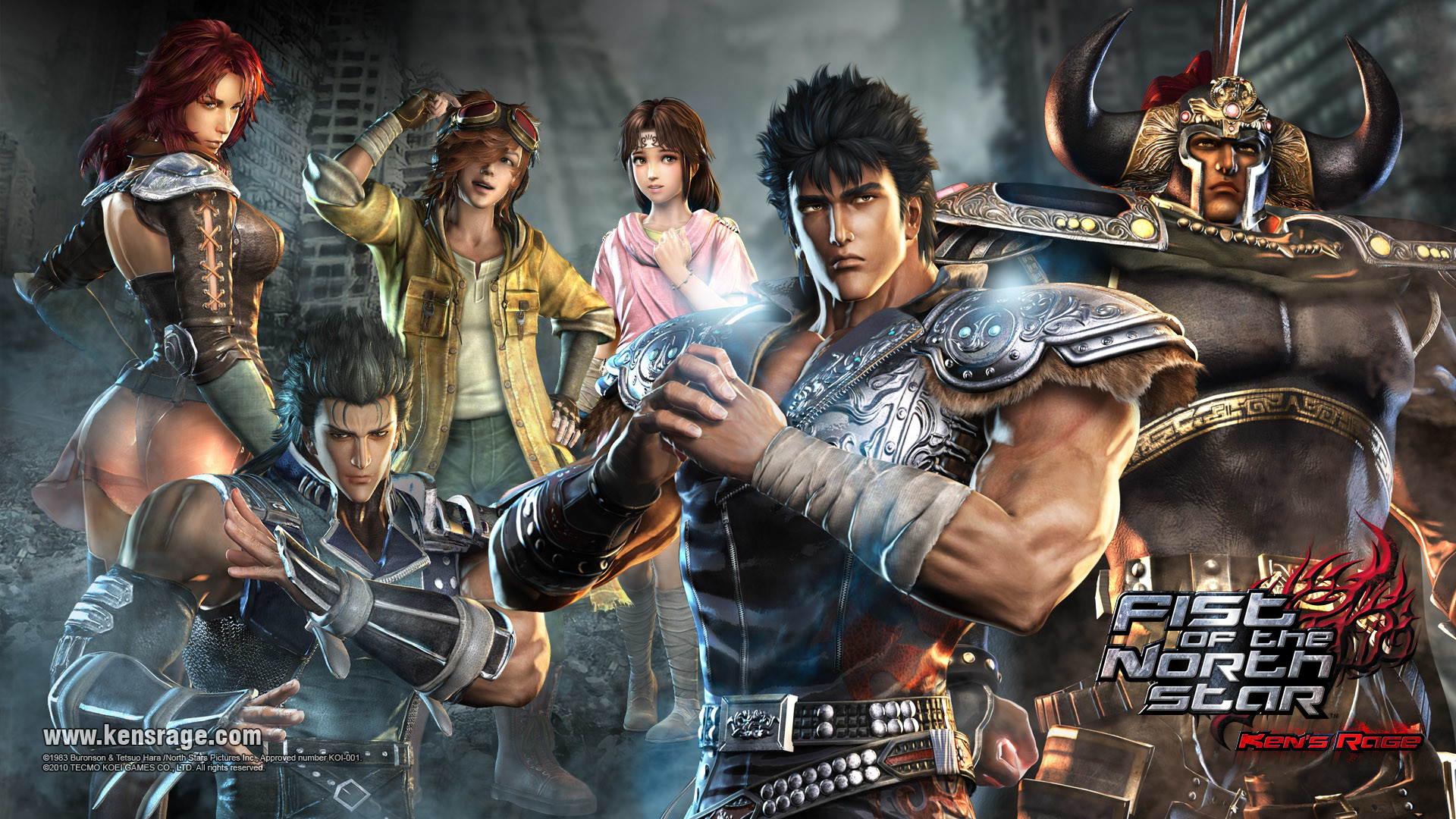 Kenshiro, Raoh, Mamiya, Fist of the North Star: Ken's Rage, Videogioco, sfondo desktop 1920x1080