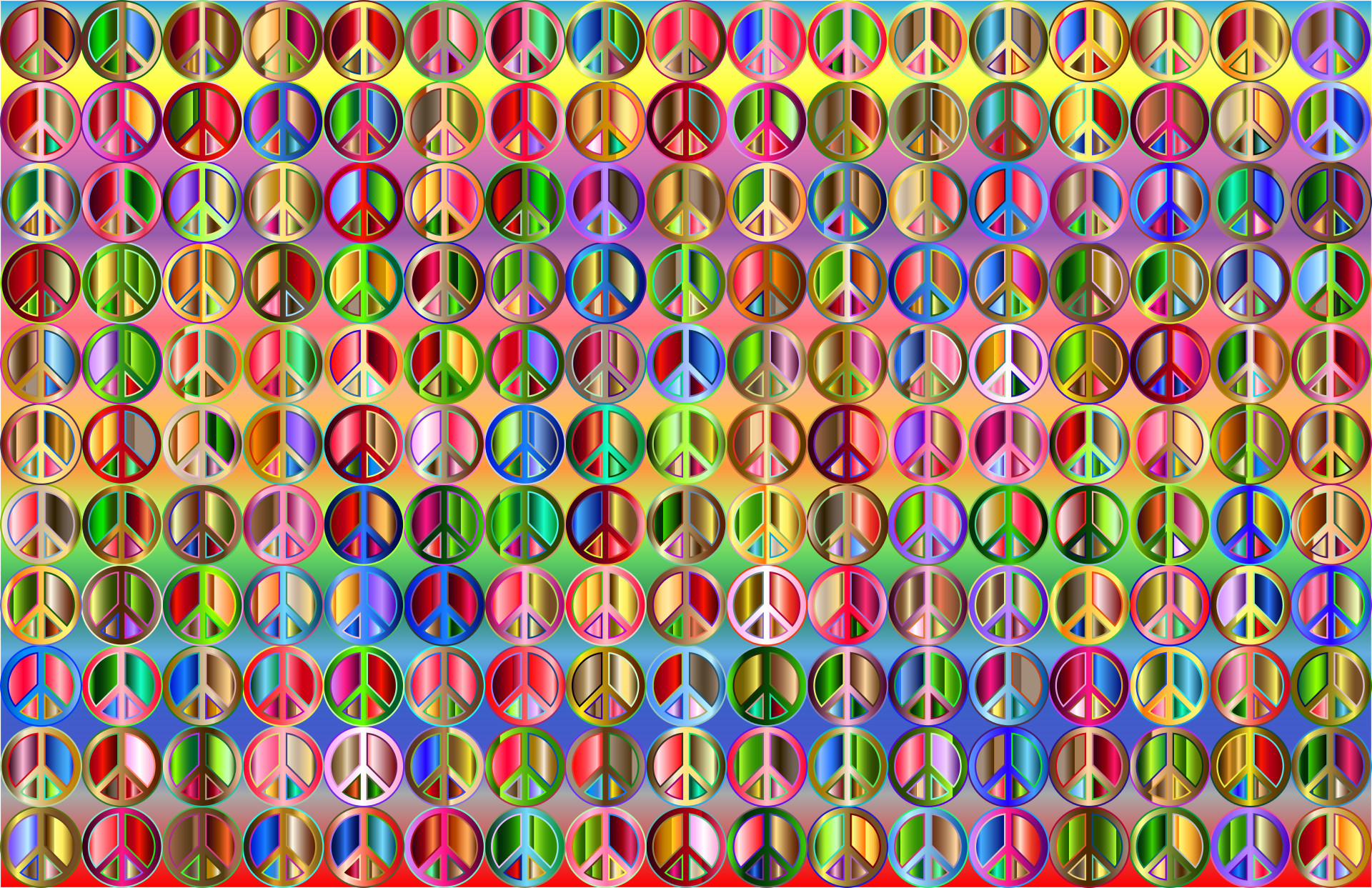 Simboli della pace, Motivo, Multicolore, Full HD, wallpaper per computer