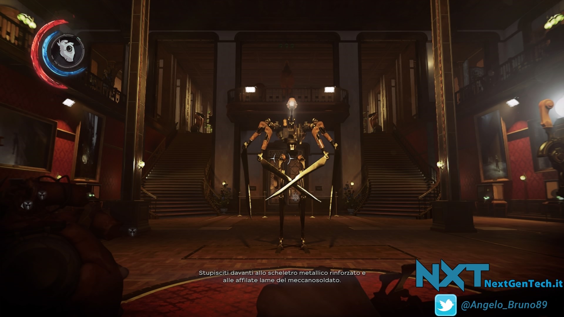 Clockwork Soldier, Dishonored 2, Clockwork Mansion, Scena di gioco, sfondo 16:9 Full HD