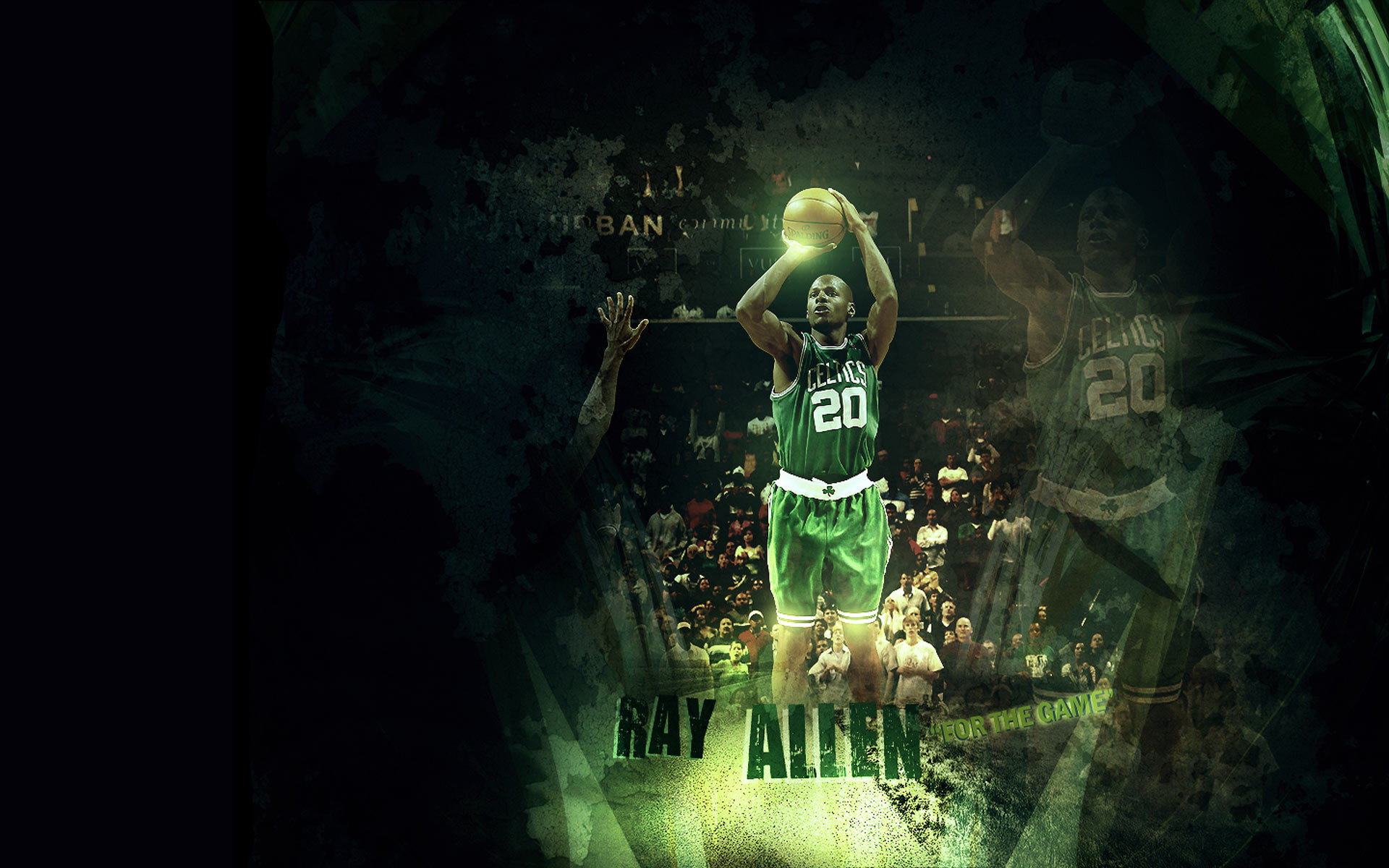 Ray Allen, Boston Celtics, Tiro, NBA, 1920x1200, sfondo per PC
