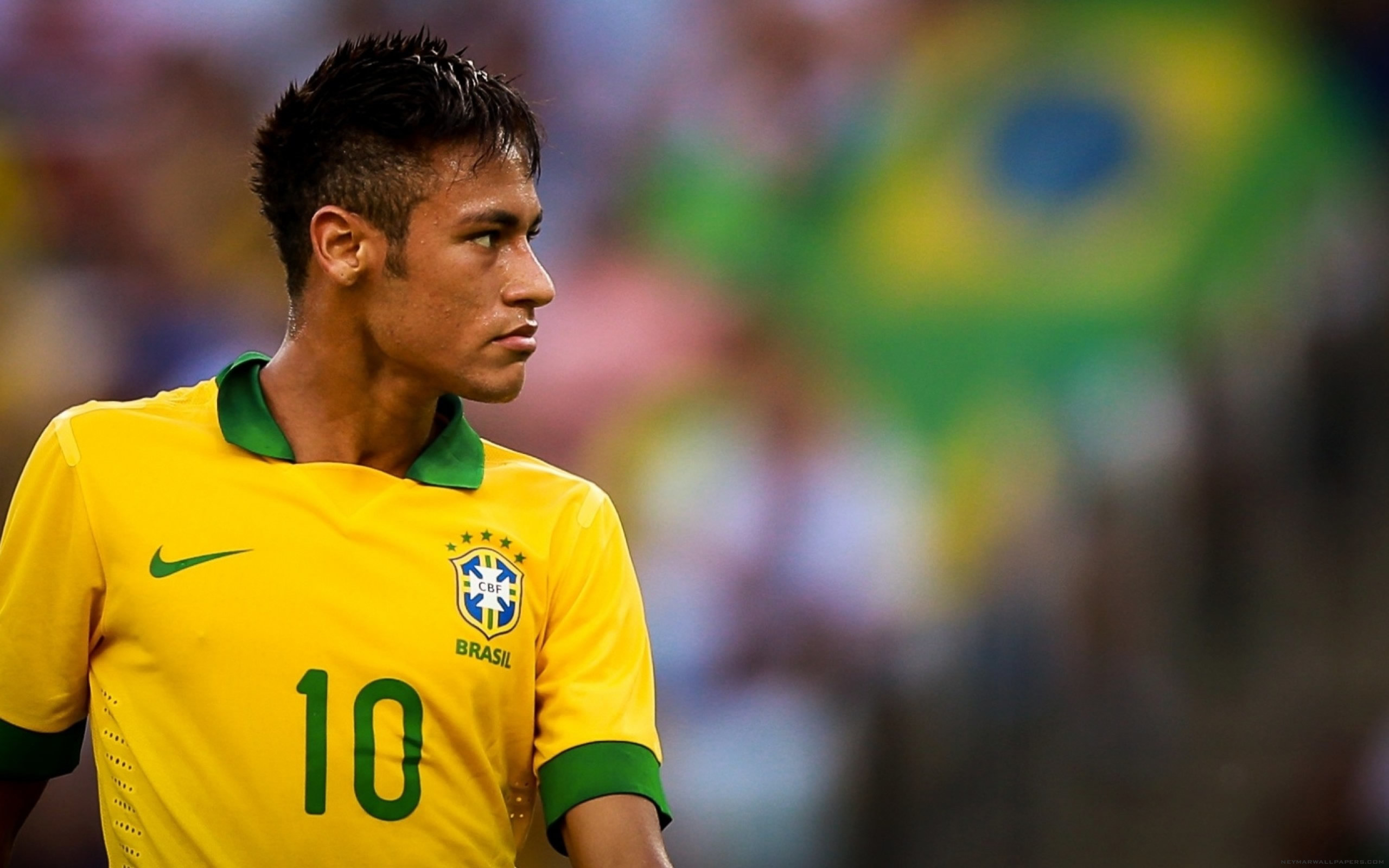 Neymar, Nazionale brasiliana, Numero 10, Profilo, 2K 1600p, sfondo desktop