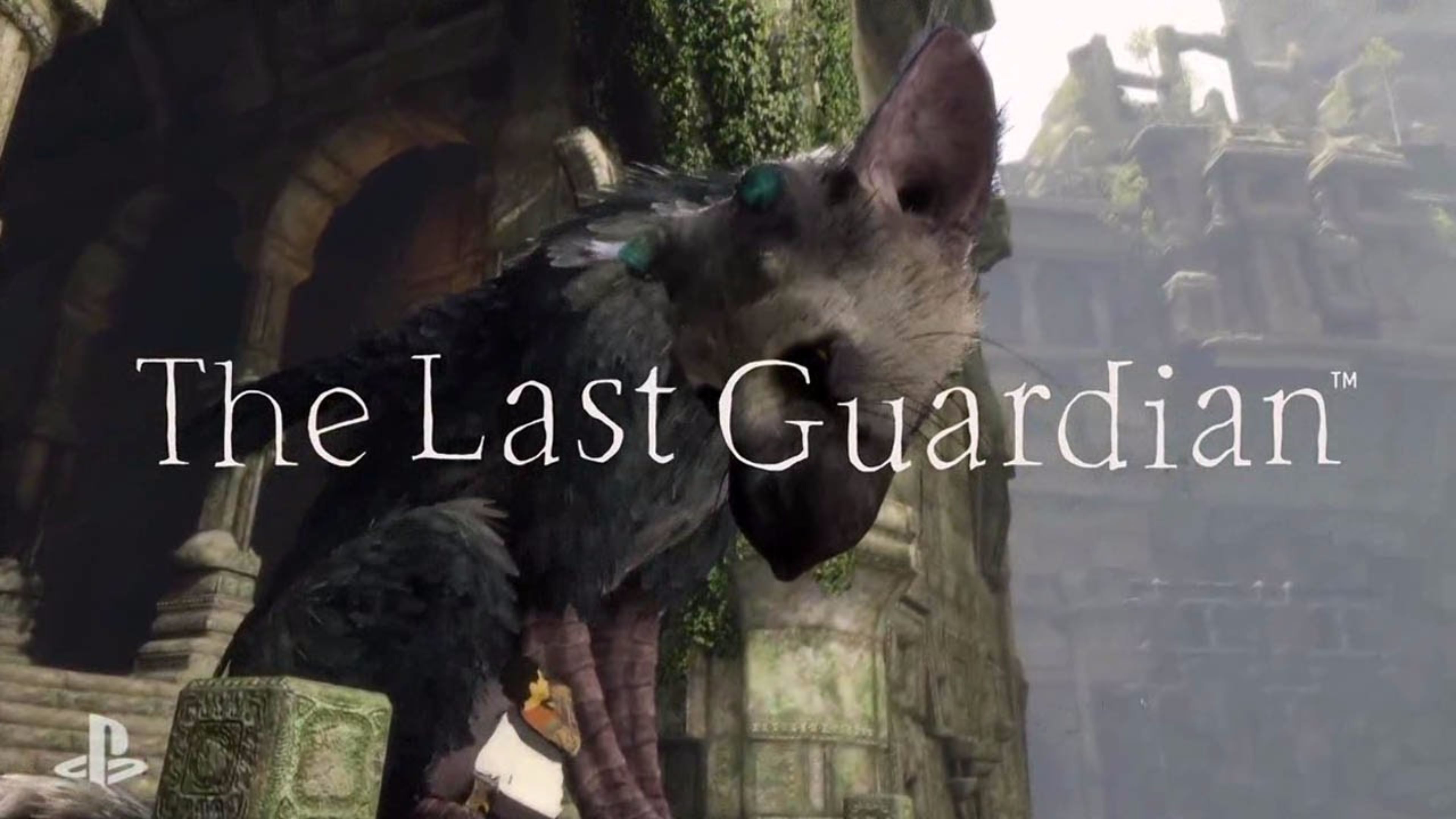 Trico, The Last Guardian, Logo, Rovine, 16:9 4K, sfondo widescreen