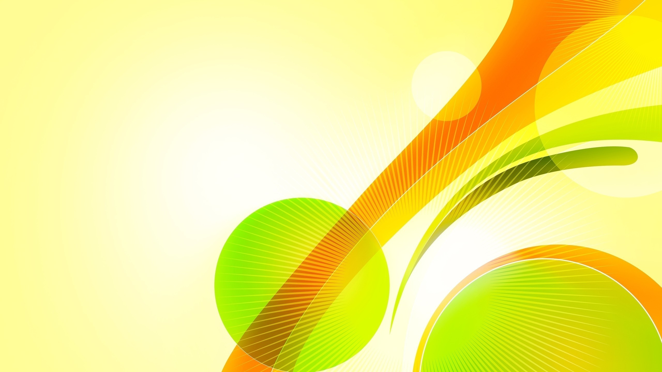 Astratto, Cerchi, Arancione, Verde lime, 2K 1440p, sfondo desktop