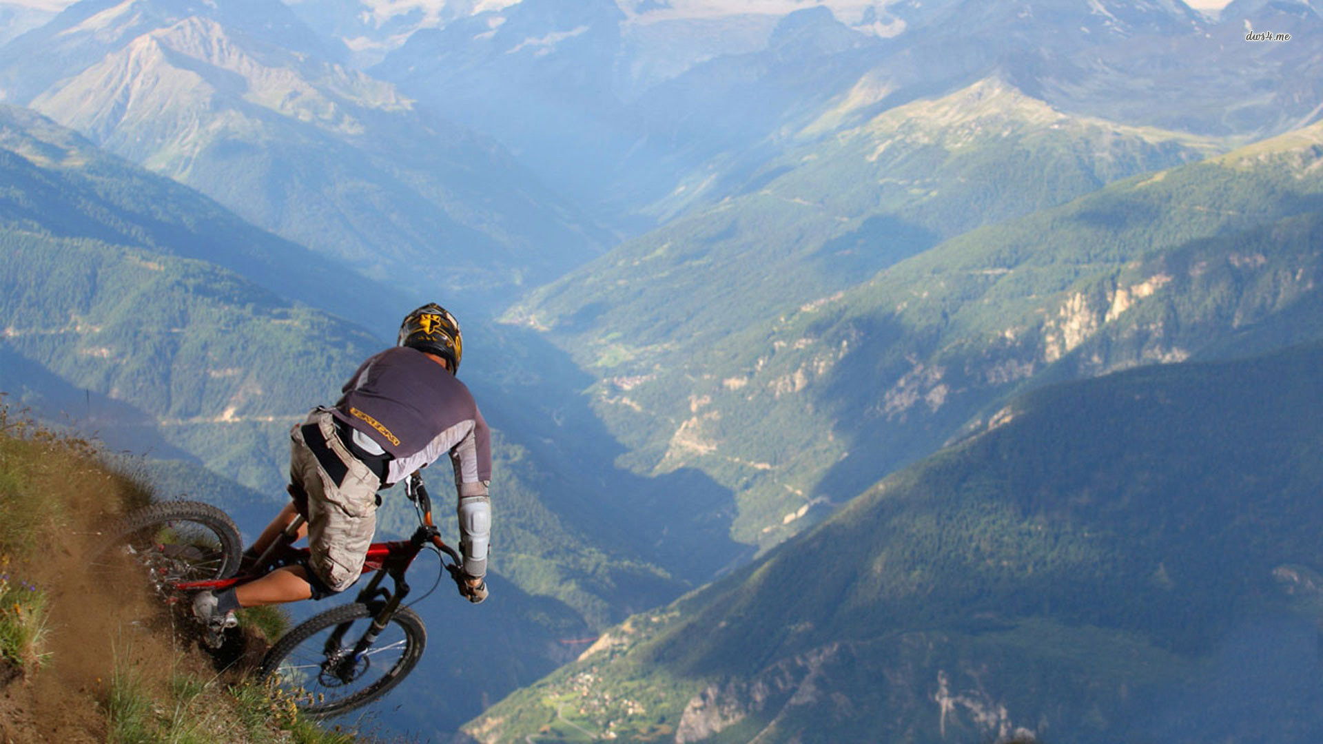 Mountain bike, Downhill, Montagne, Vallata, Full HD, sfondo per PC