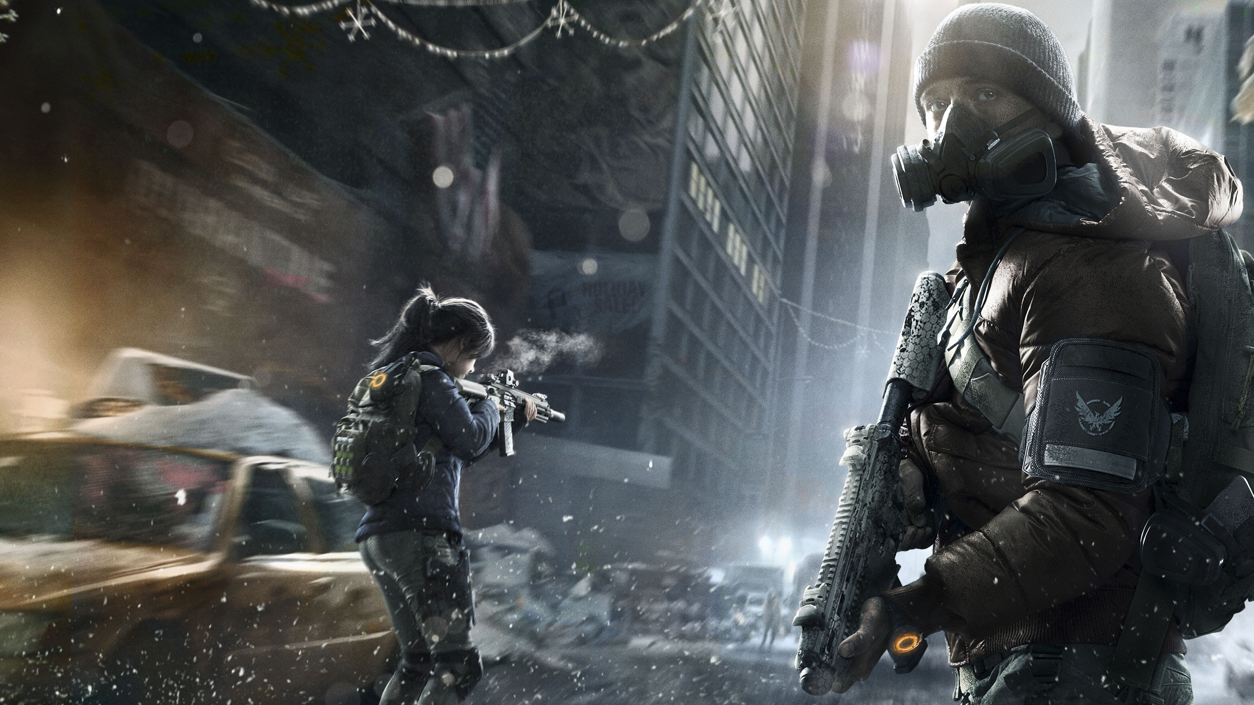 Tom Clancy's The Division, Agenti, Combattimento, Neve, 2K, sfondo per PC e portatile