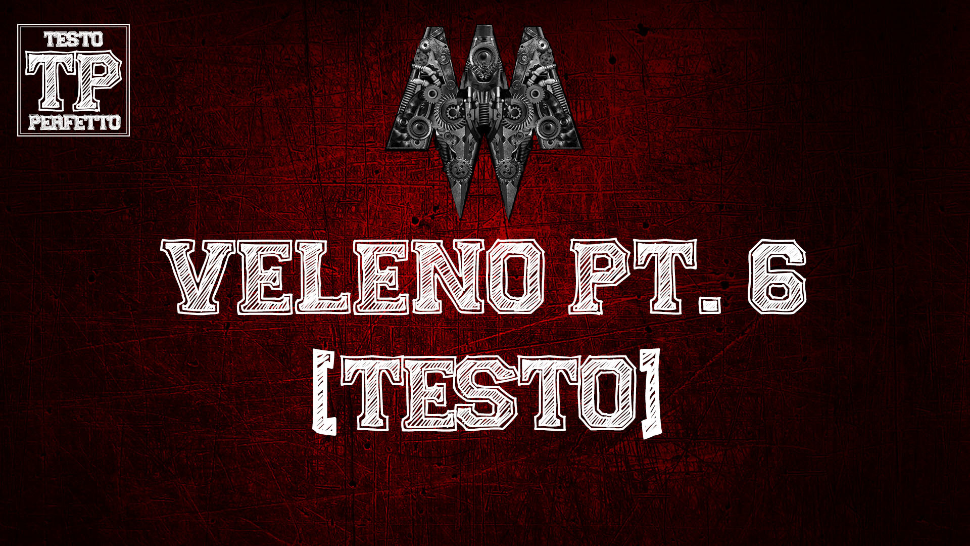 Gemitaiz, Veleno pt. 6, Testo, Sfondo rosso, Full HD, wallpaper per computer