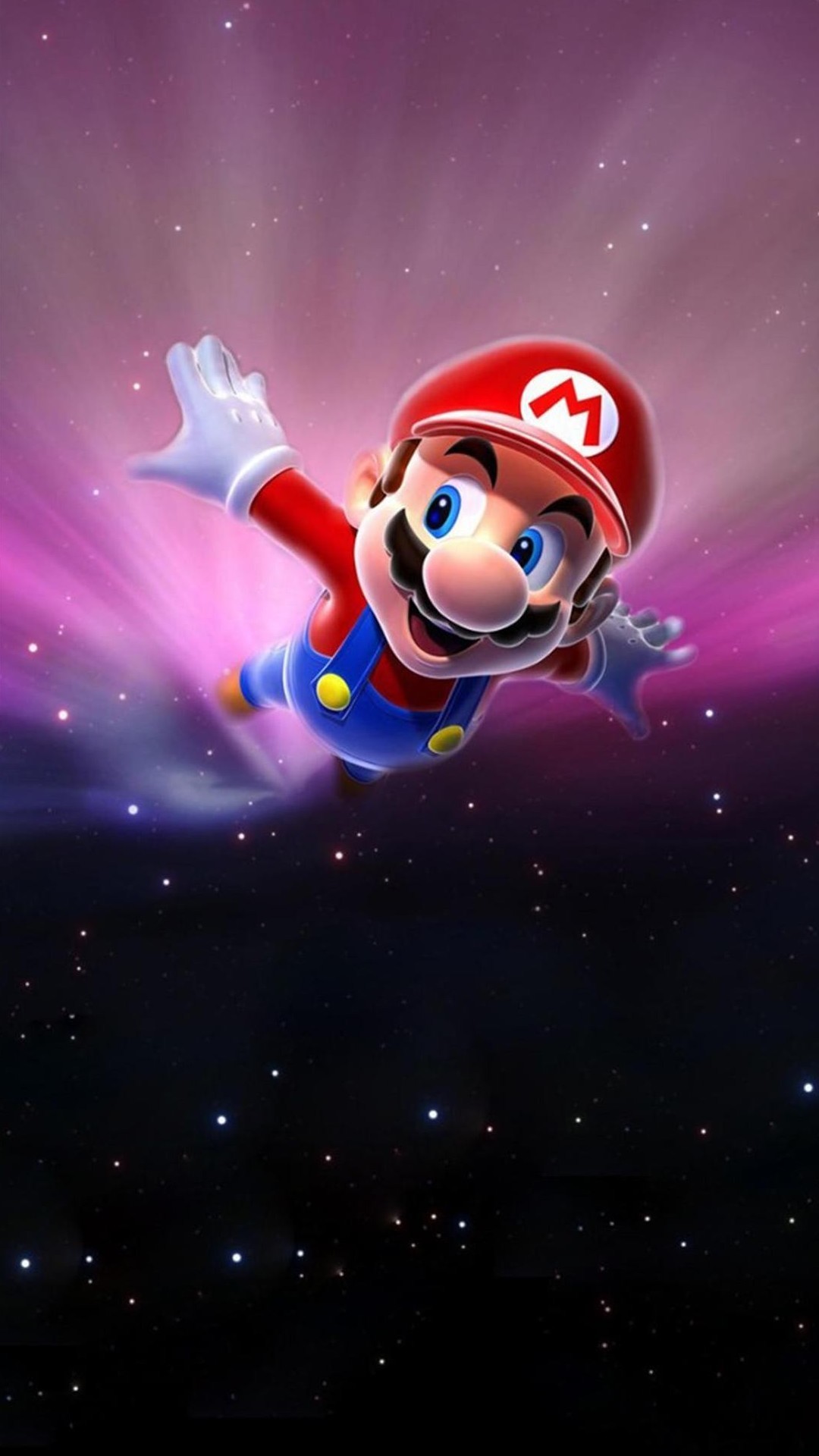 Super Mario, Mario, Nintendo, Spazio, 1080x1920, schermata di blocco iPhone