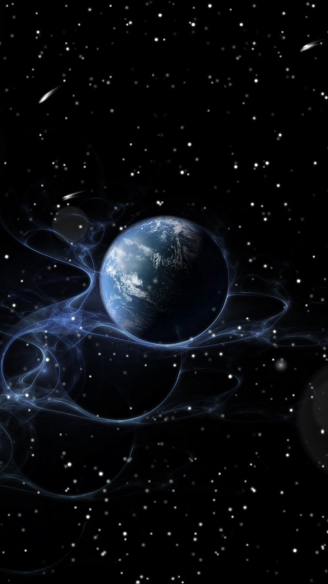 Terra, Stelle, Spazio, Full HD, sfondo per iPhone e Android
