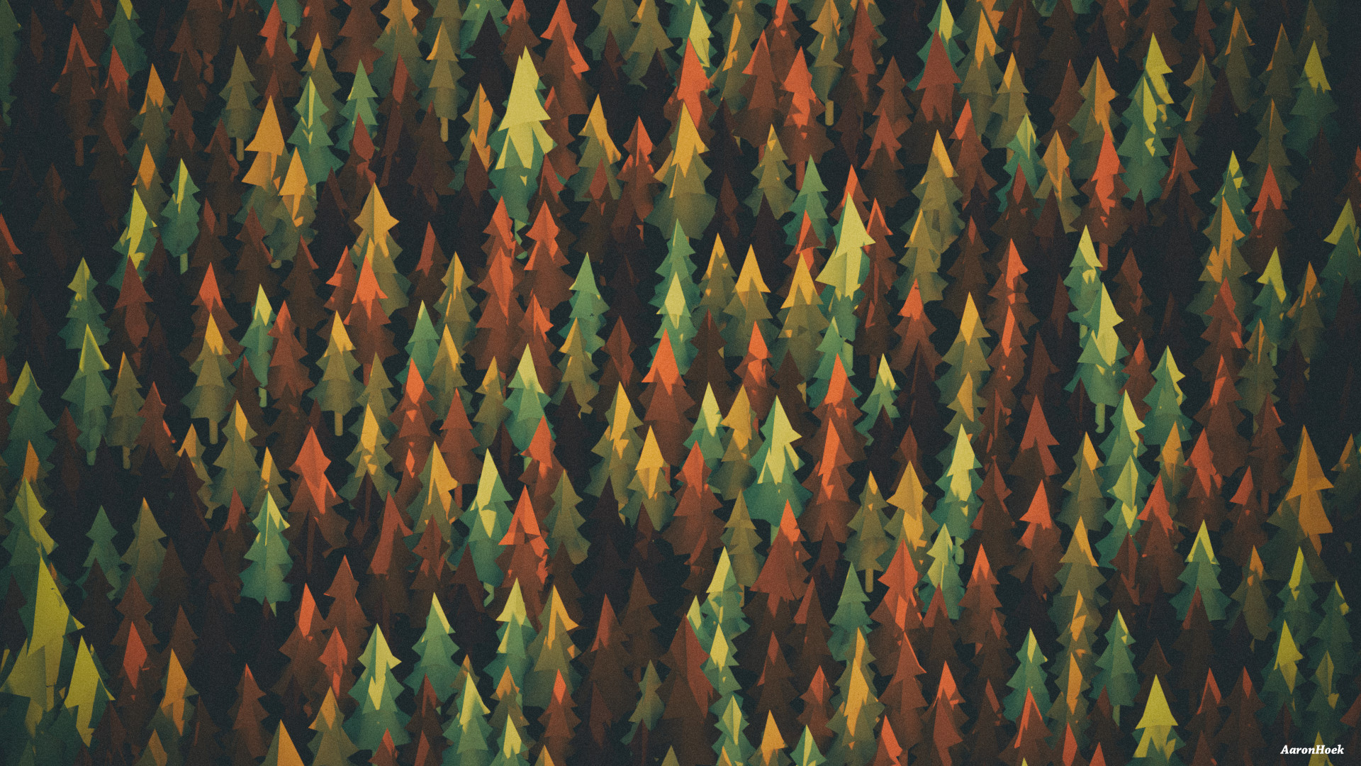 Alberi, Pattern, Foresta, Illustrazione, Full HD 1080p, sfondo desktop