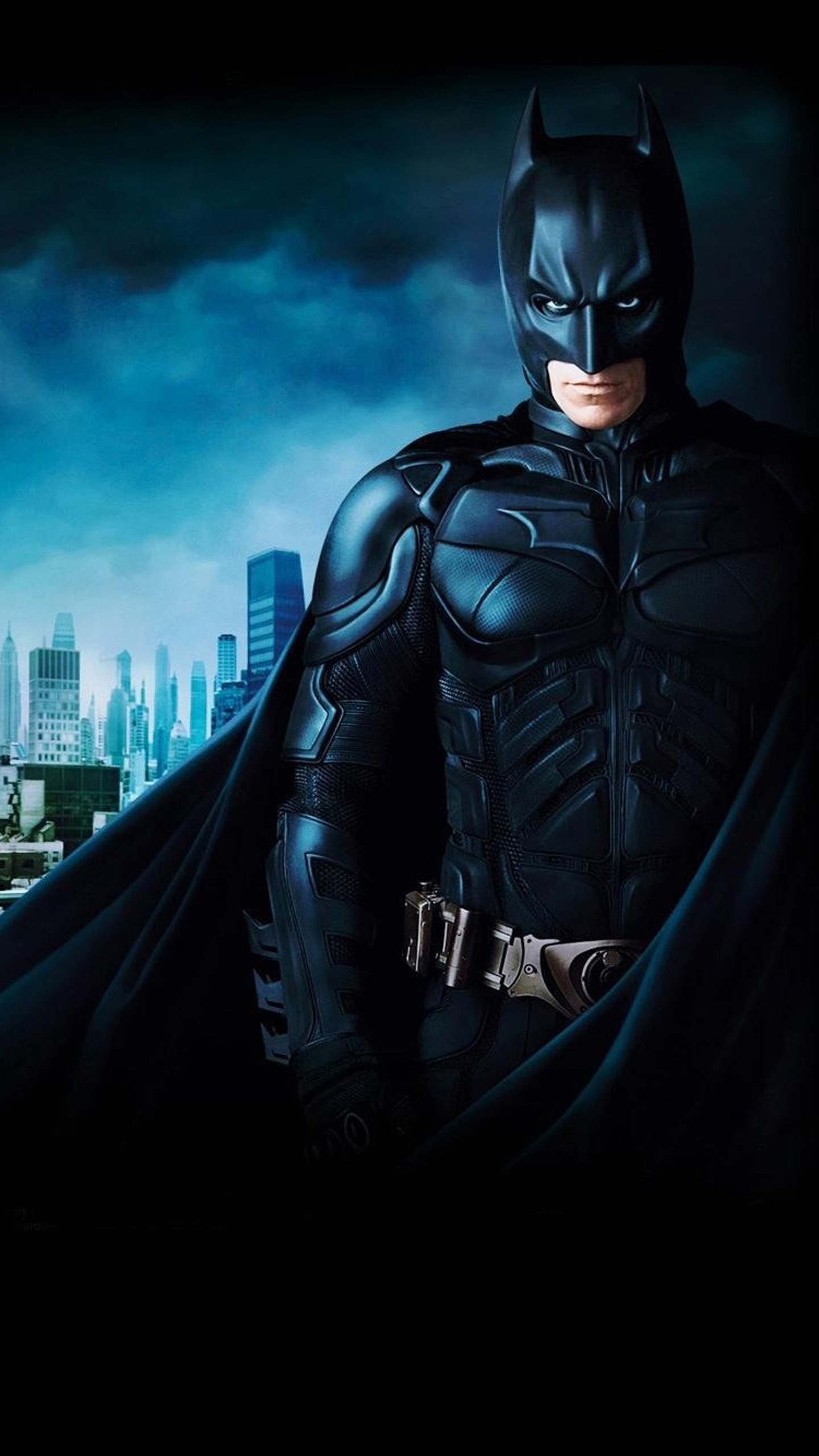 Batman, Il cavaliere oscuro, DC Comics, Gotham City, wallpaper Galaxy S7 Edge