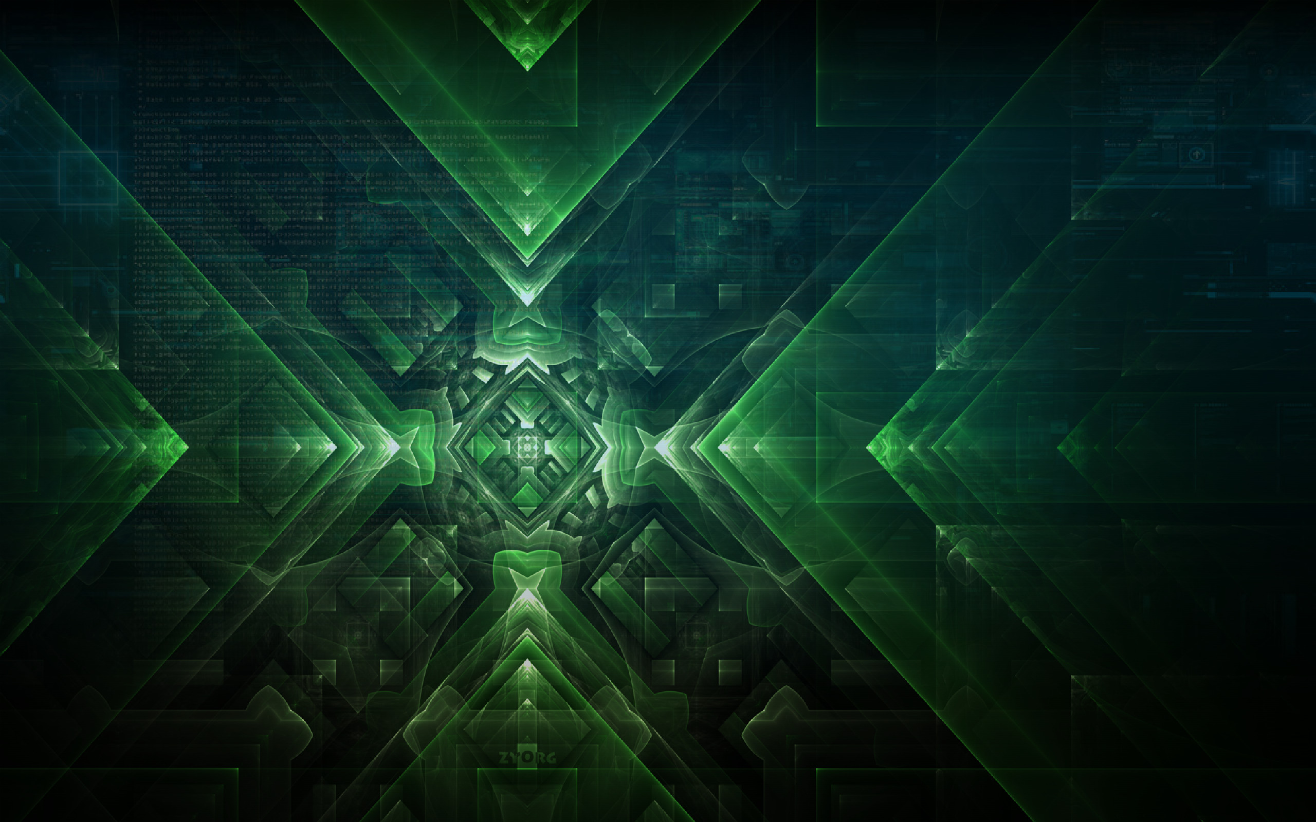 Astratto, Geometrico, Verde, 2560x1600, sfondo per PC