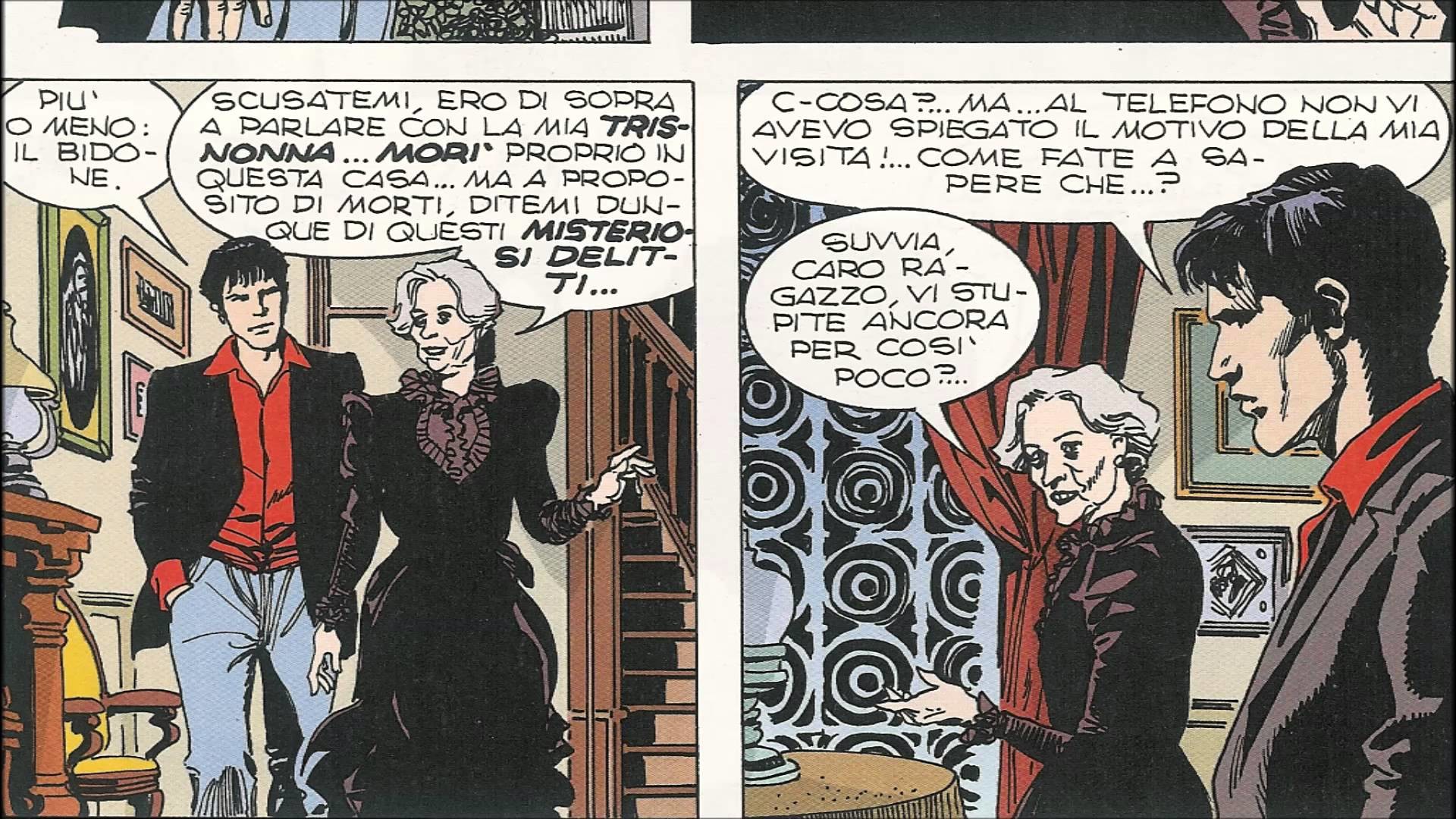 Dylan Dog, Tavola a fumetti, Fumetto, 16:9 Full HD, sfondo widescreen