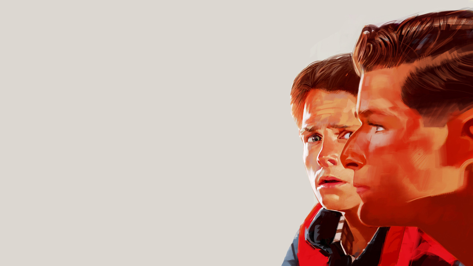 Marty McFly, Michael J. Fox, Ritorno al futuro, Illustrazione, Full HD 1080p, sfondo desktop