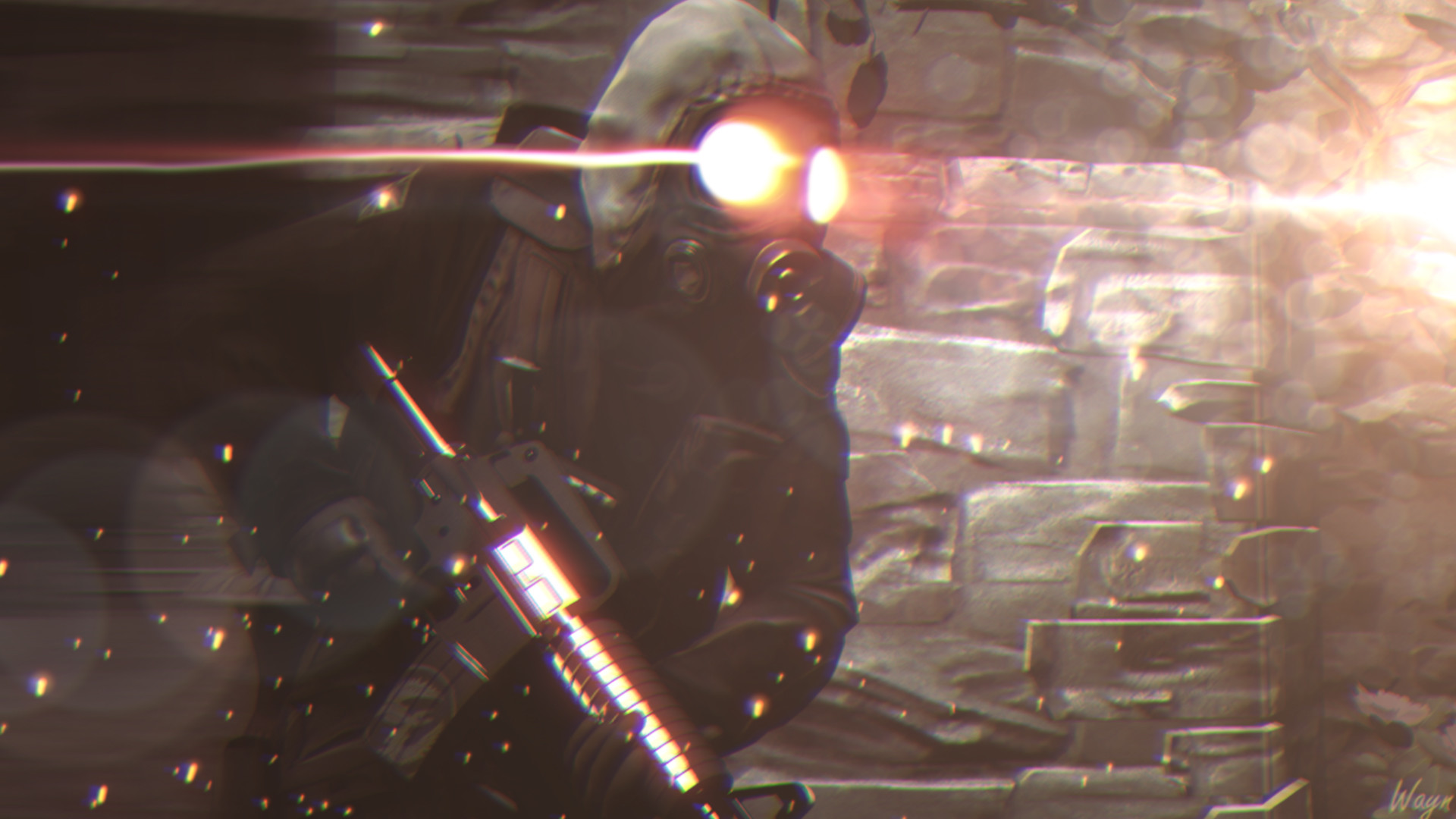 Counter-Strike: Global Offensive, Sparo, Antiterrorista, Scintille, sfondo 1920x1080 per PC