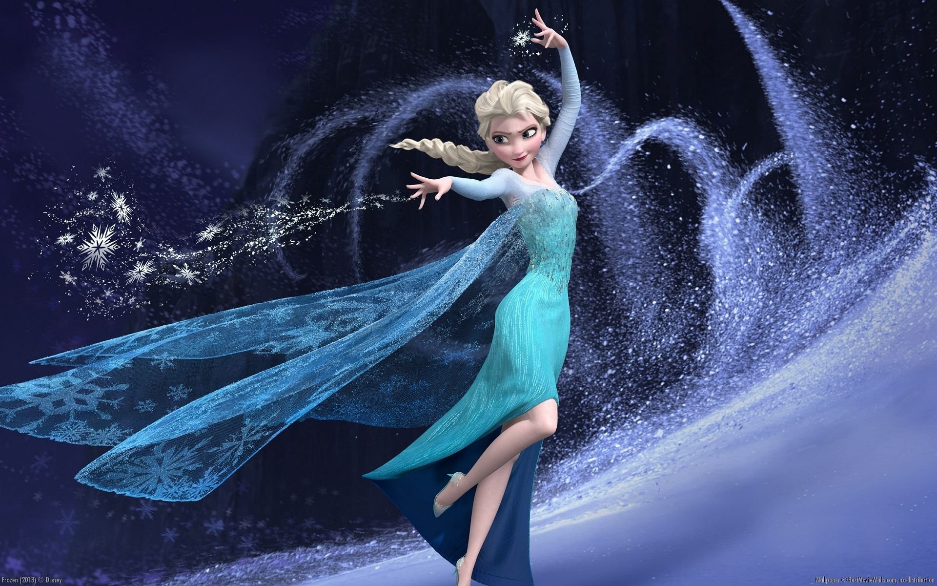 Elsa, Frozen - Il regno di ghiaccio, Magia del ghiaccio, Mantello, wallpaper per portatile
