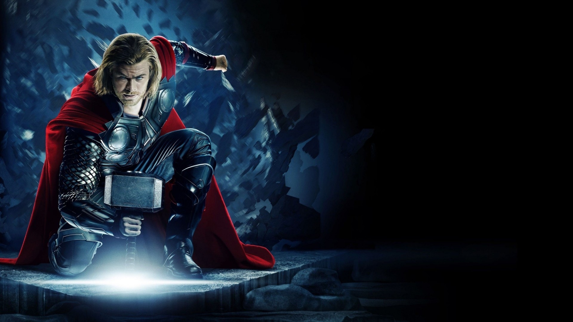 Thor, Chris Hemsworth, The Avengers, Mjolnir, 1920x1080, immagine di sfondo