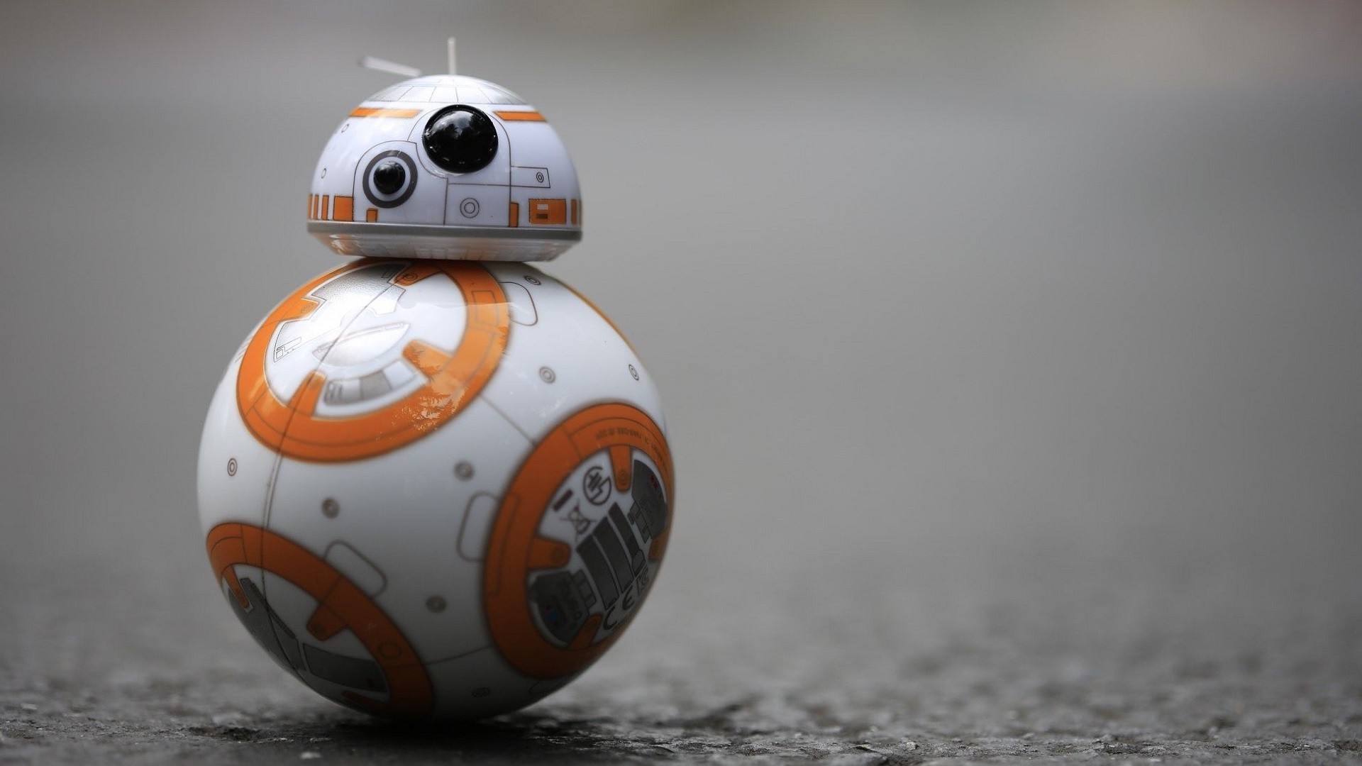 BB-8, Droide, Grigio, 16:9 Full HD, wallpaper widescreen