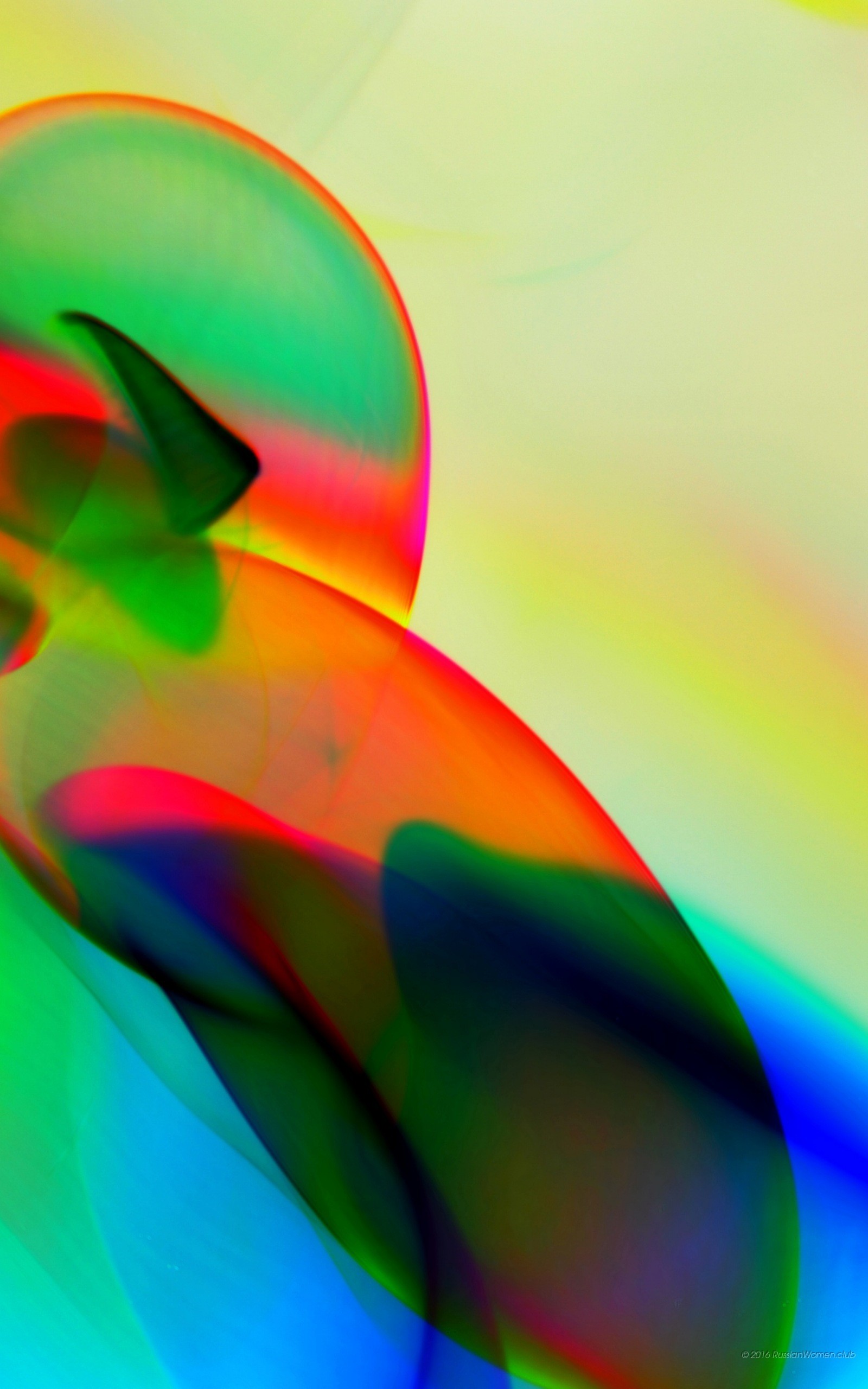 Arte astratta, Verde, Colori vivaci, sfondo per cellulare