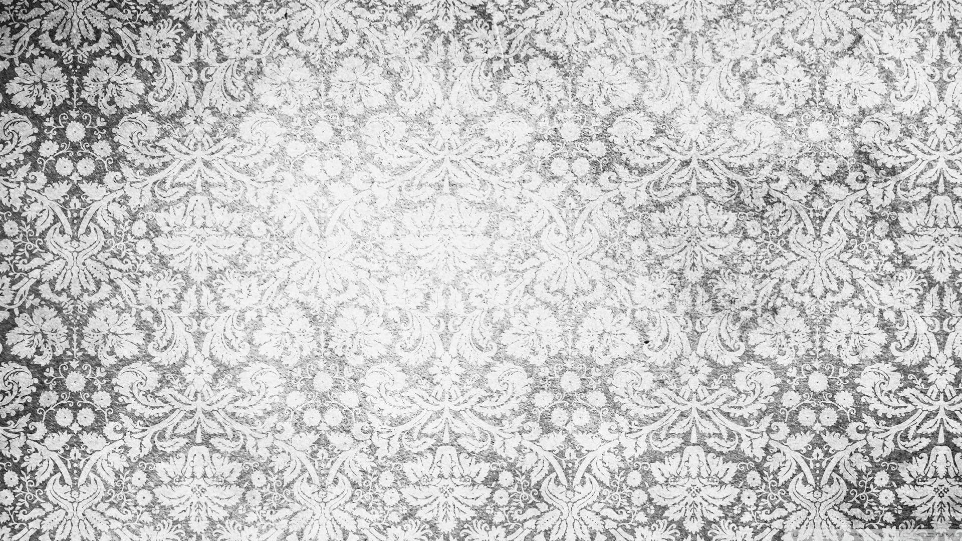 Damascato, Pattern, Grigio, Vintage, 1920x1080, immagine di sfondo