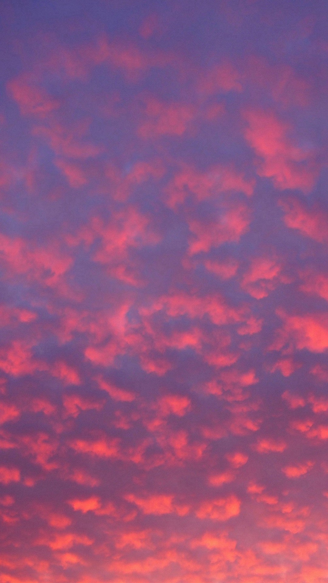 Nuvole rosa, Cielo, Tramonto, schermata Home iPhone