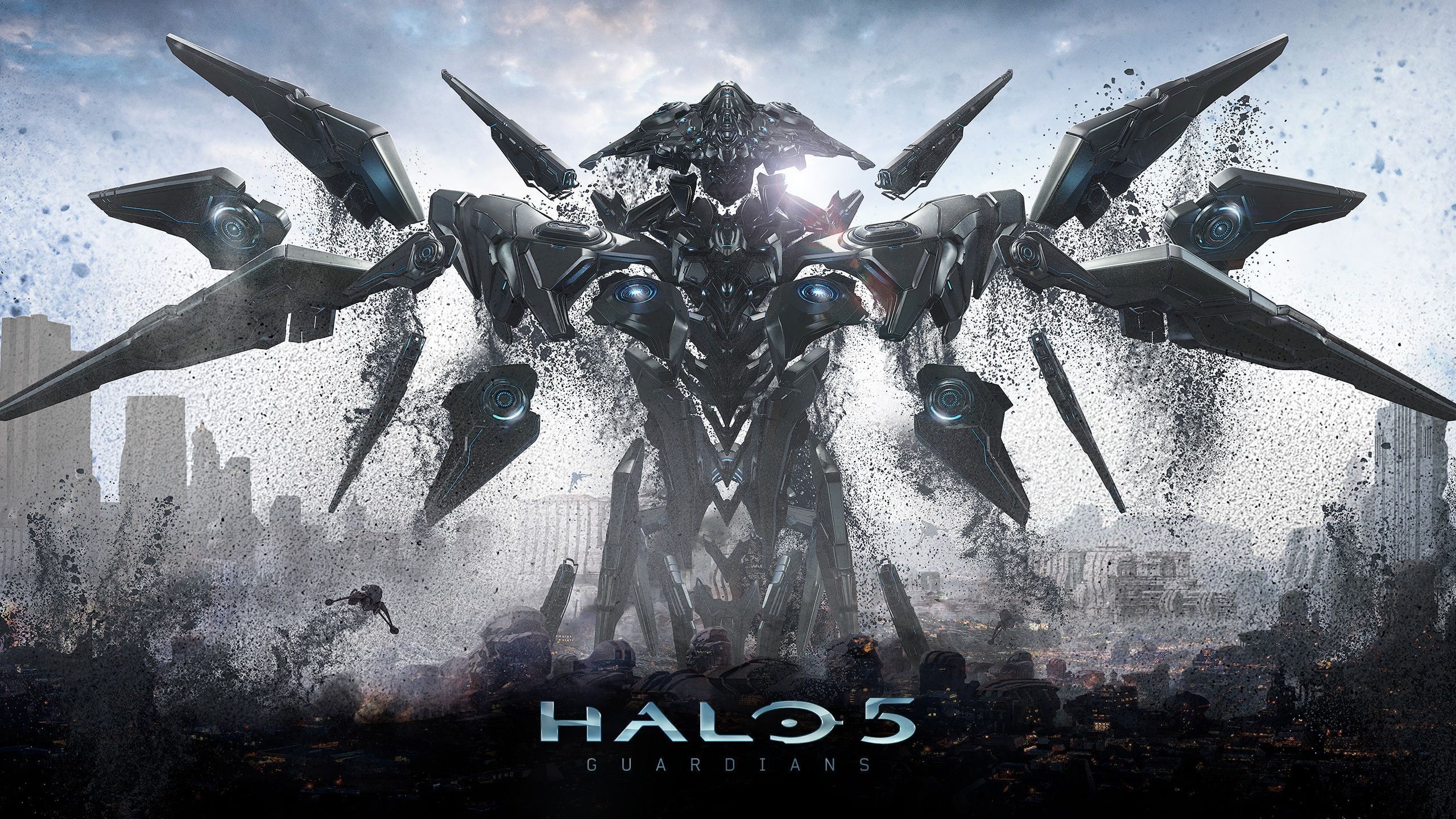Halo 5: Guardians, Guardiano, Città, 2K, sfondo per PC e portatile