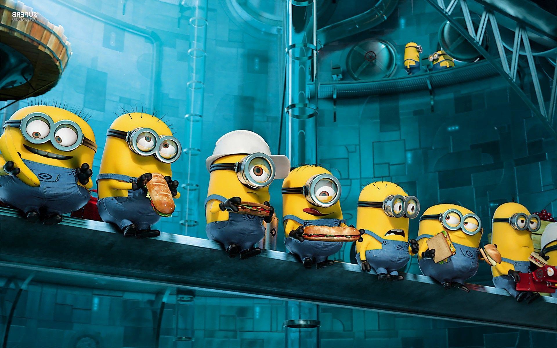 Minion, Cattivissimo me, Laboratorio, Full HD, sfondo per PC