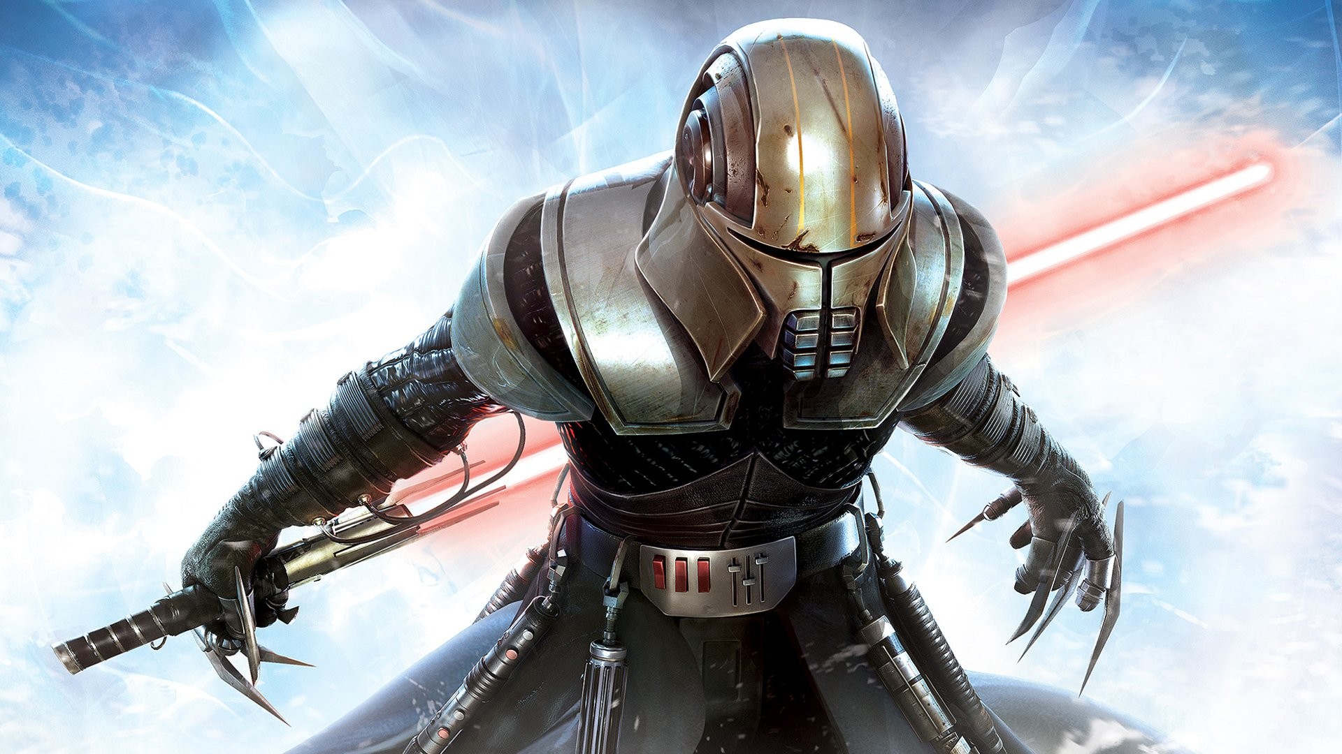 Starkiller, Star Wars: Il potere della Forza, Star Wars, Spada laser rossa, Armatura Sith, sfondo desktop