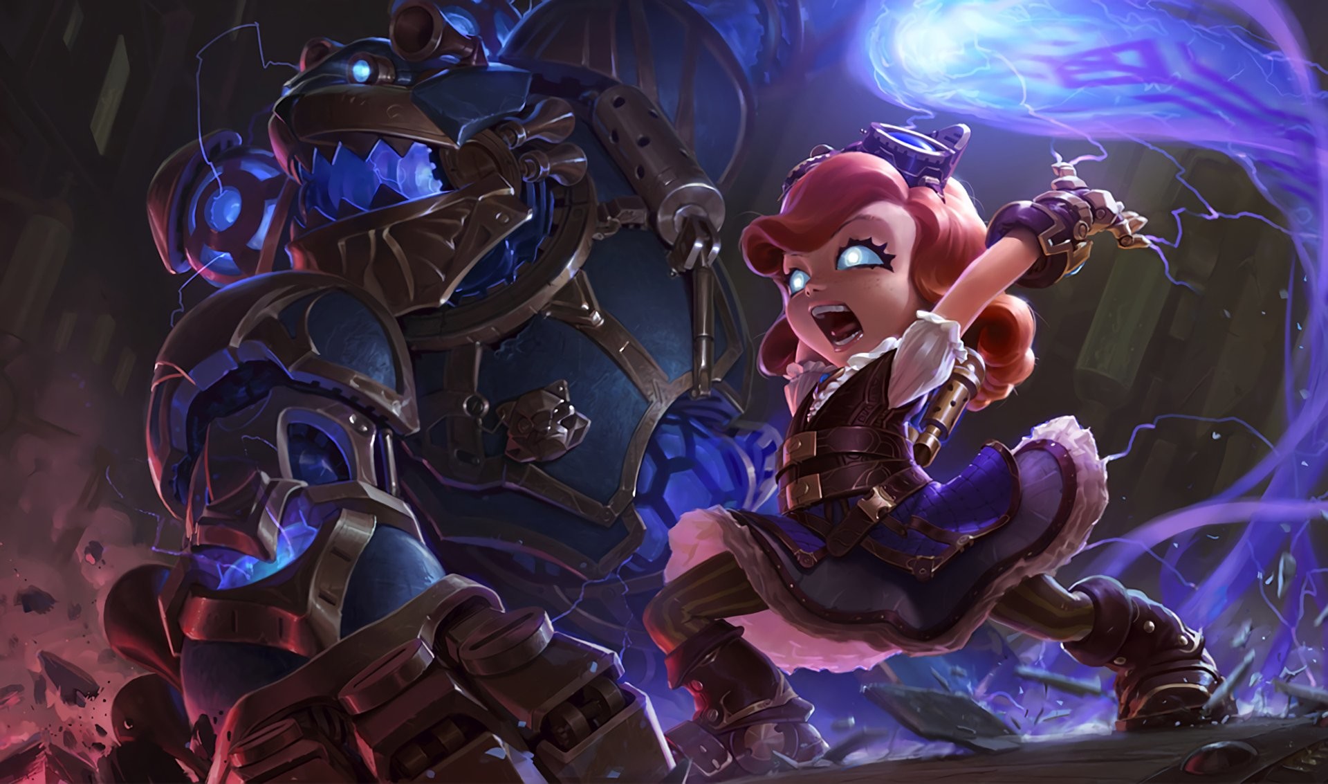Annie, Tibbers, League of Legends, Mecha, Full HD, sfondo desktop