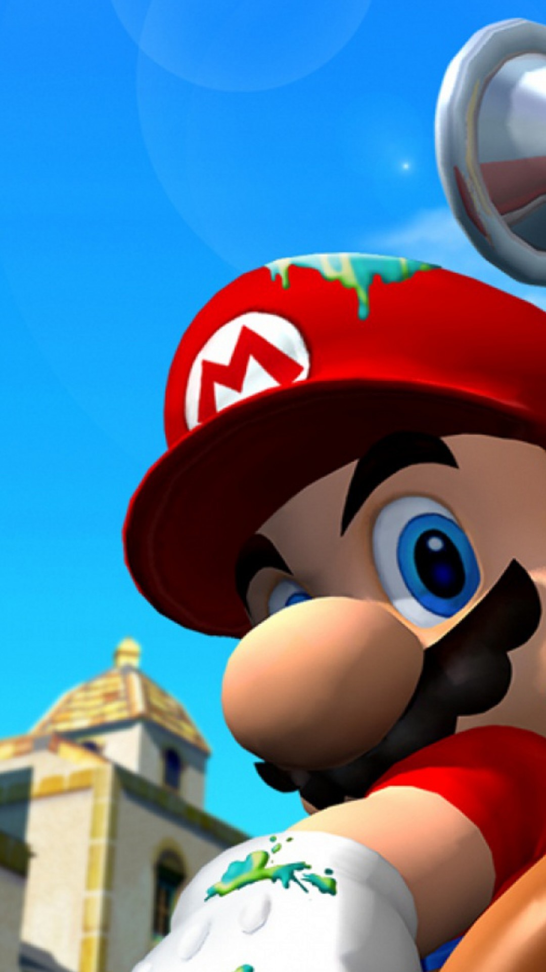Mario, Super Mario Sunshine, Primo piano, 1080x1920, schermata di blocco iPhone